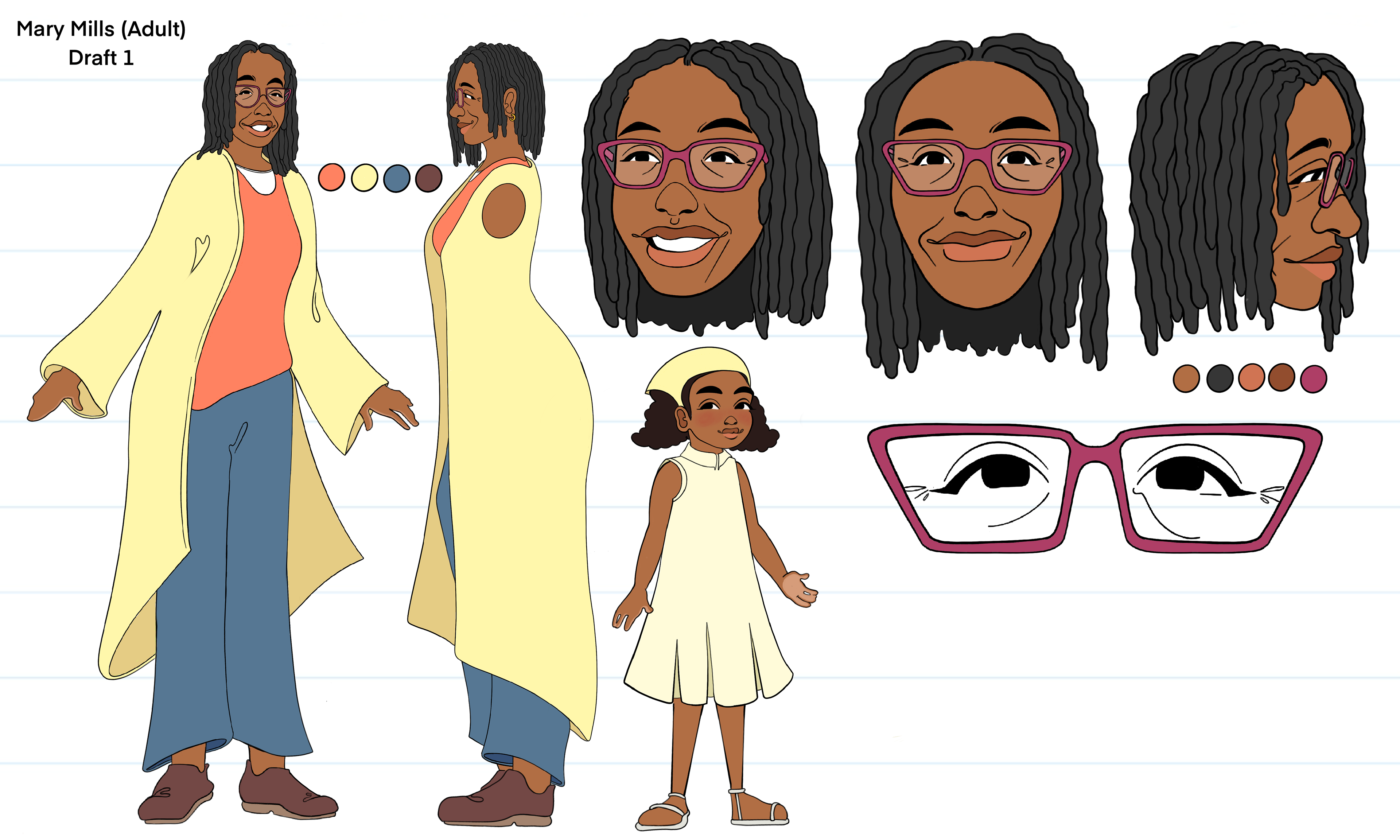StoryCorps Character Design 2 Mary (Present)