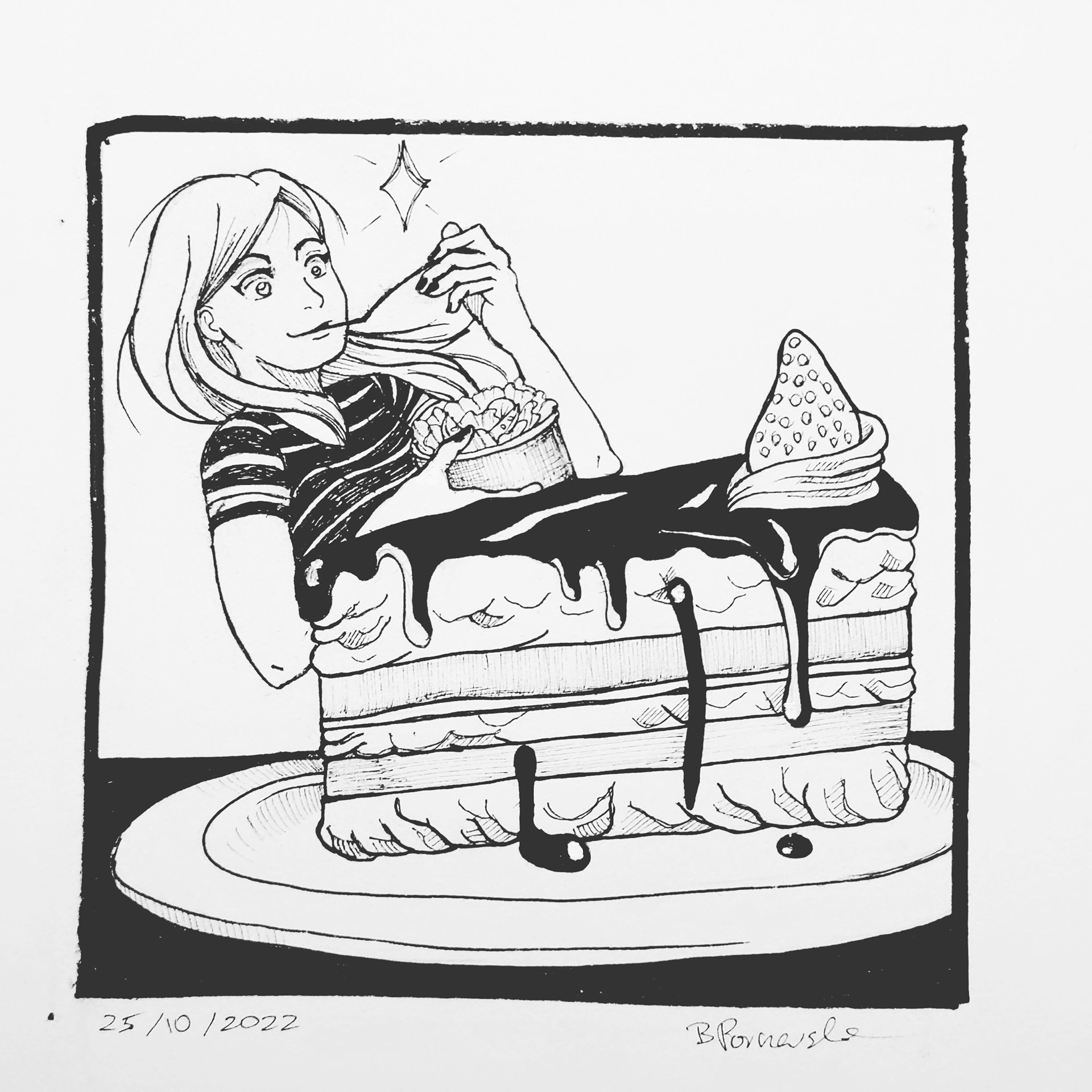 Inktober - Temptation