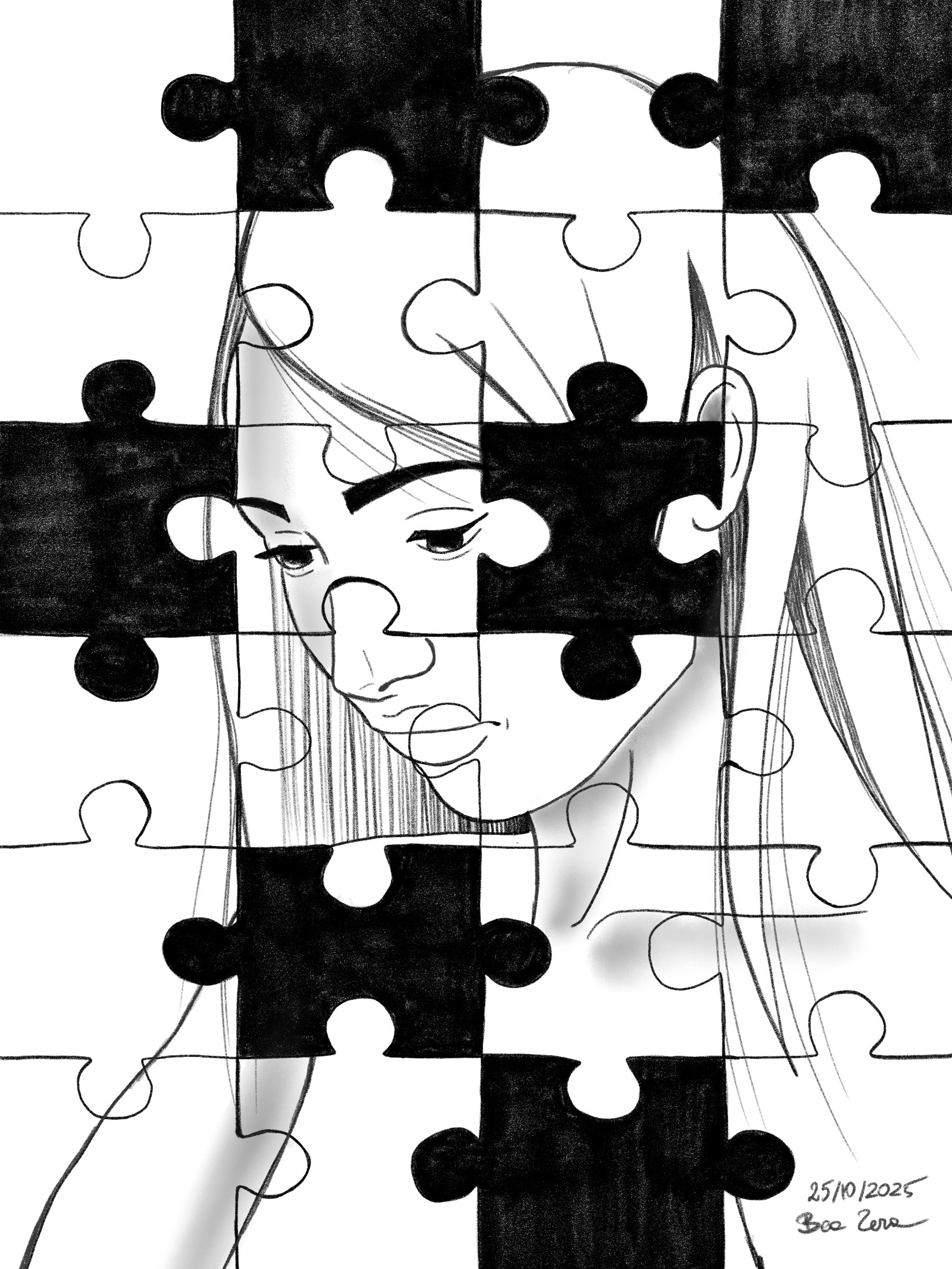 Inktober -Puzzling
