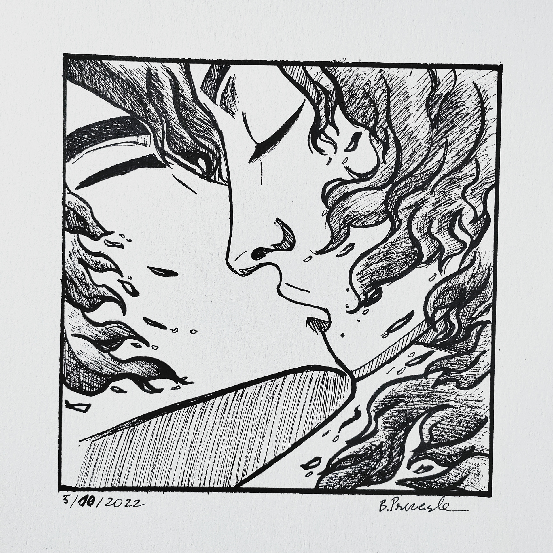 Inktober - Flame