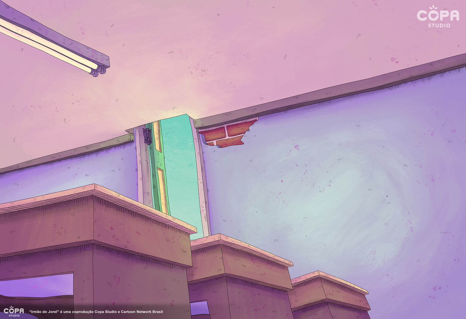 Layout, lineart and colour