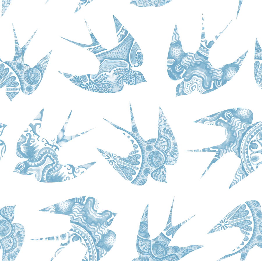 Swallows in Flight