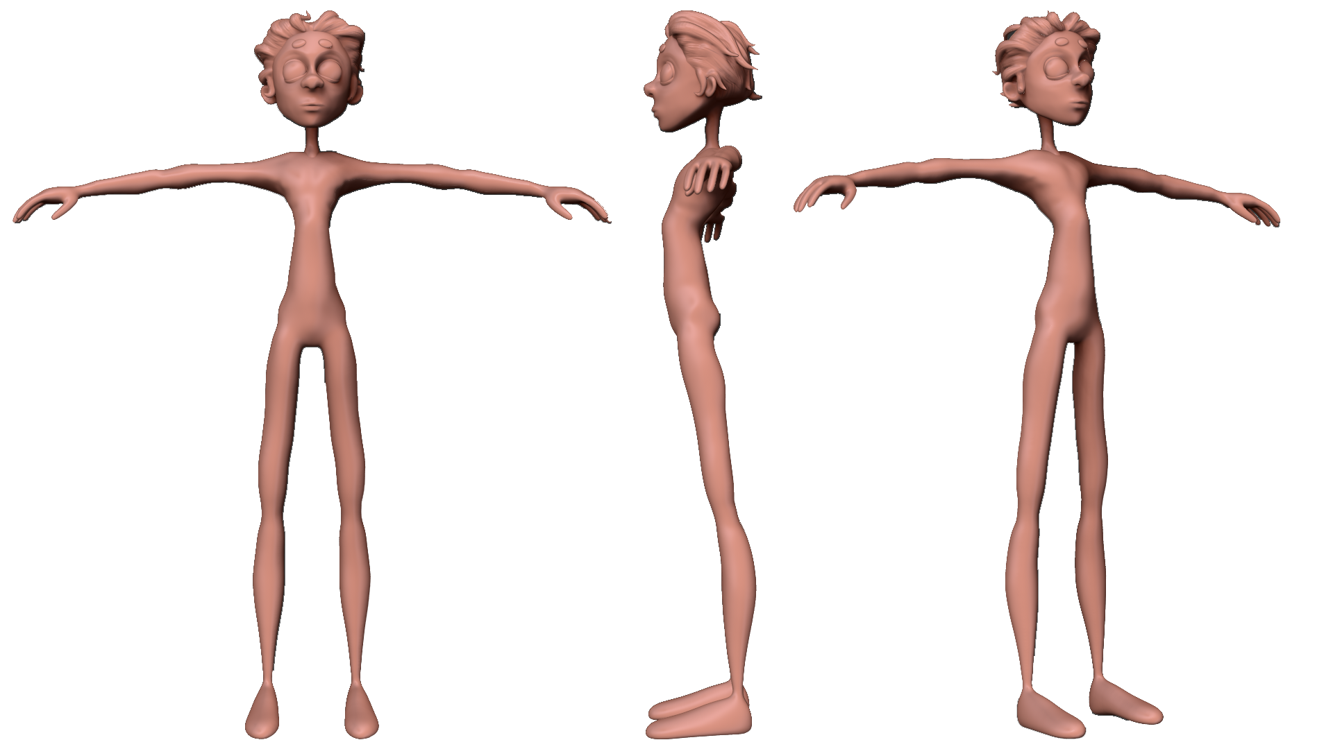 Highpoly in Zbrush (Face was later removed due to masks being added)
