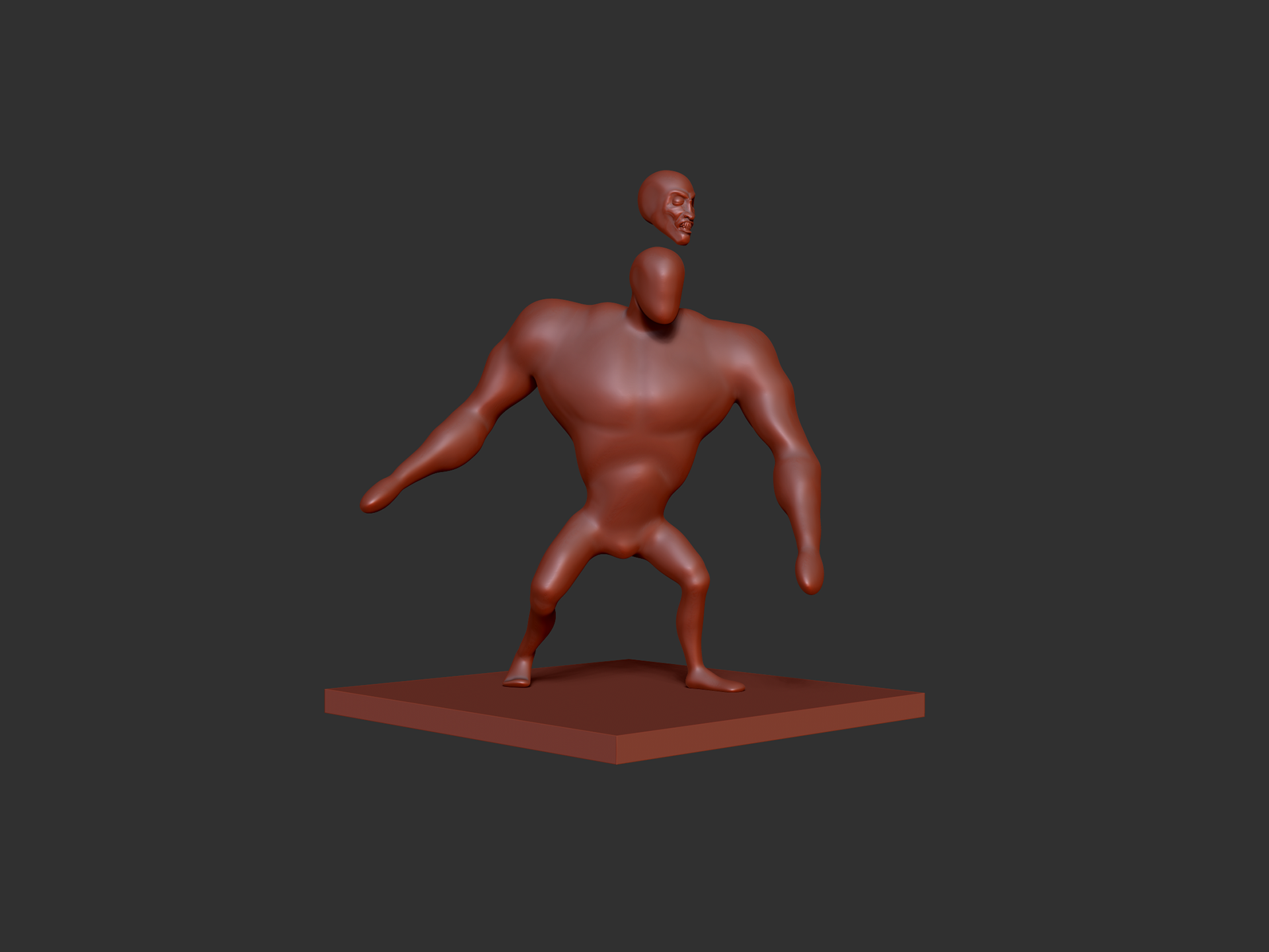 Head above basemesh