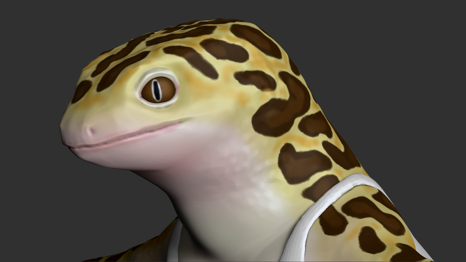 Closeup of Highpoly