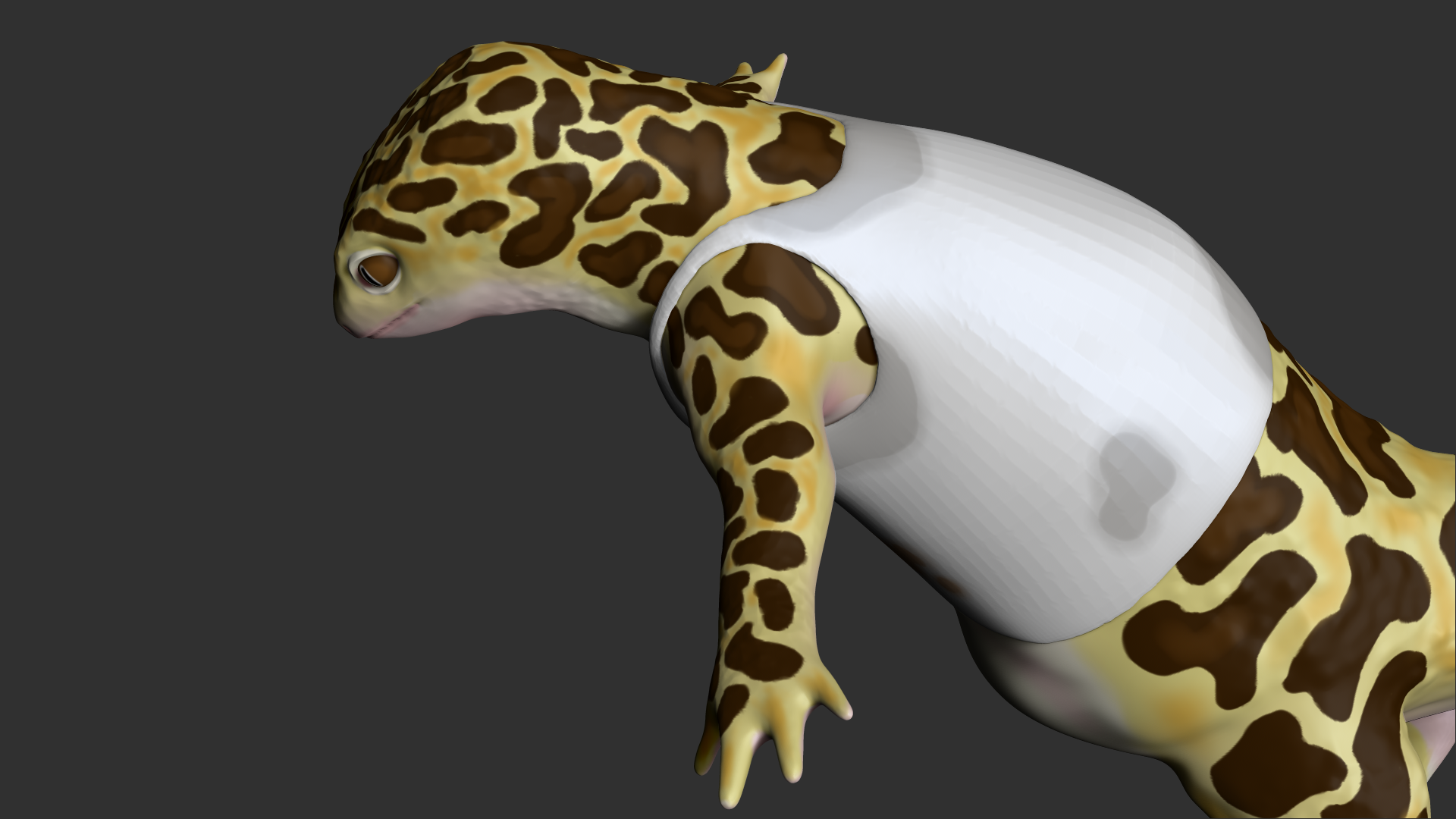 Highpoly polypainted in zbrush