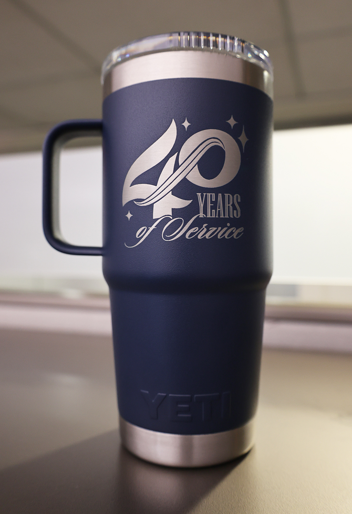 YETI cup designed for employee recognition