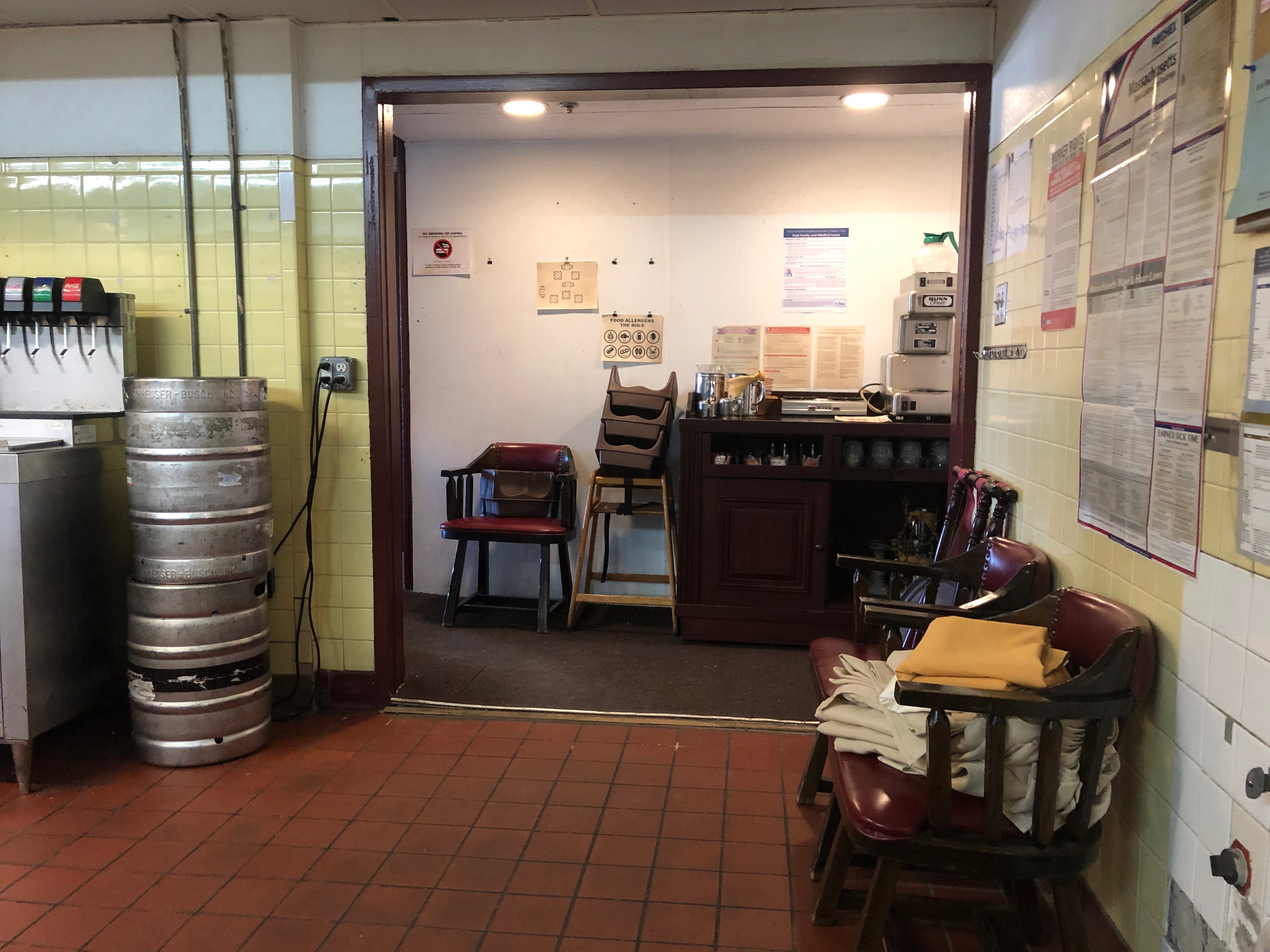Restaurant kitchen signs