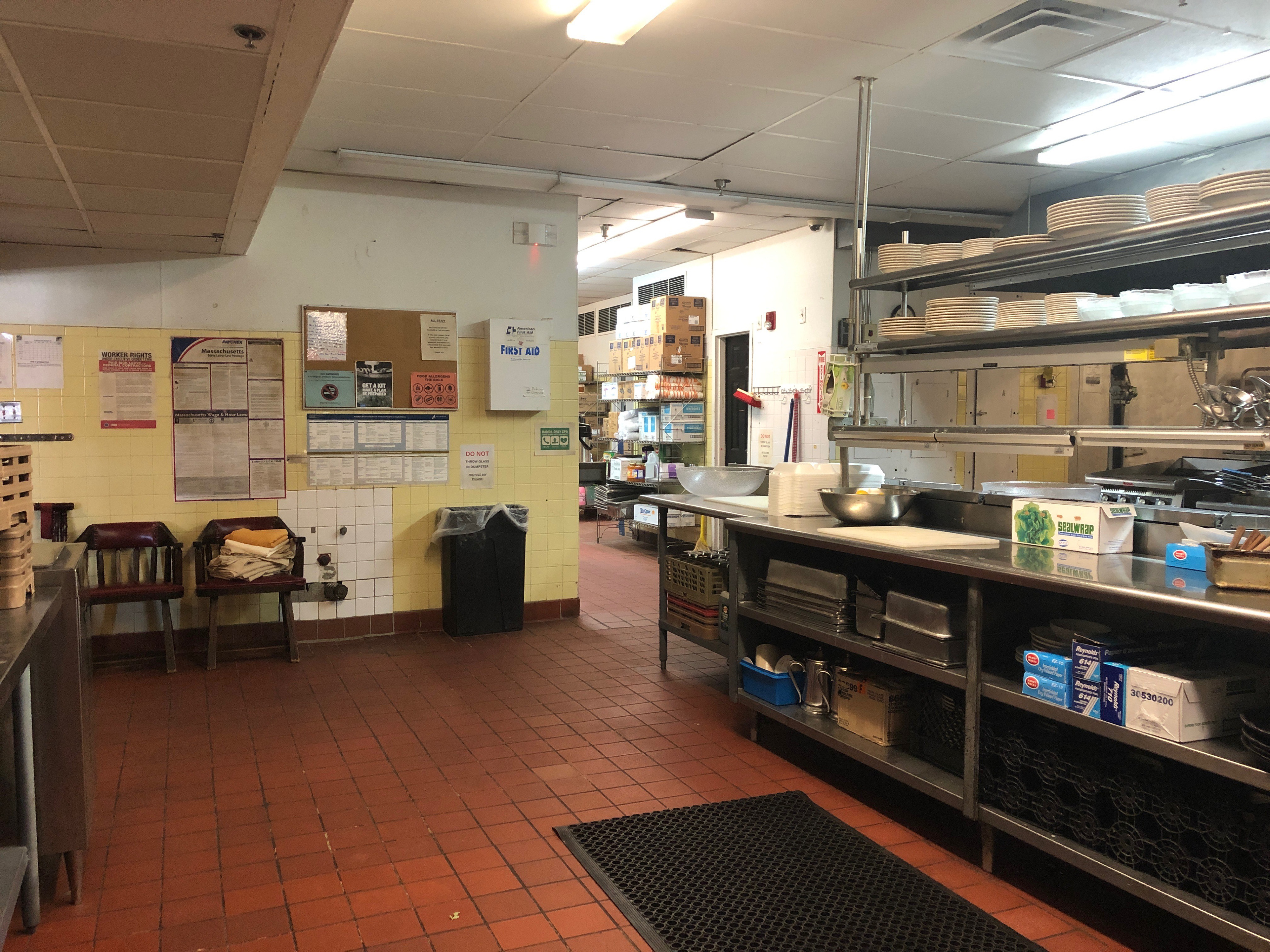 Restaurant kitchen signs