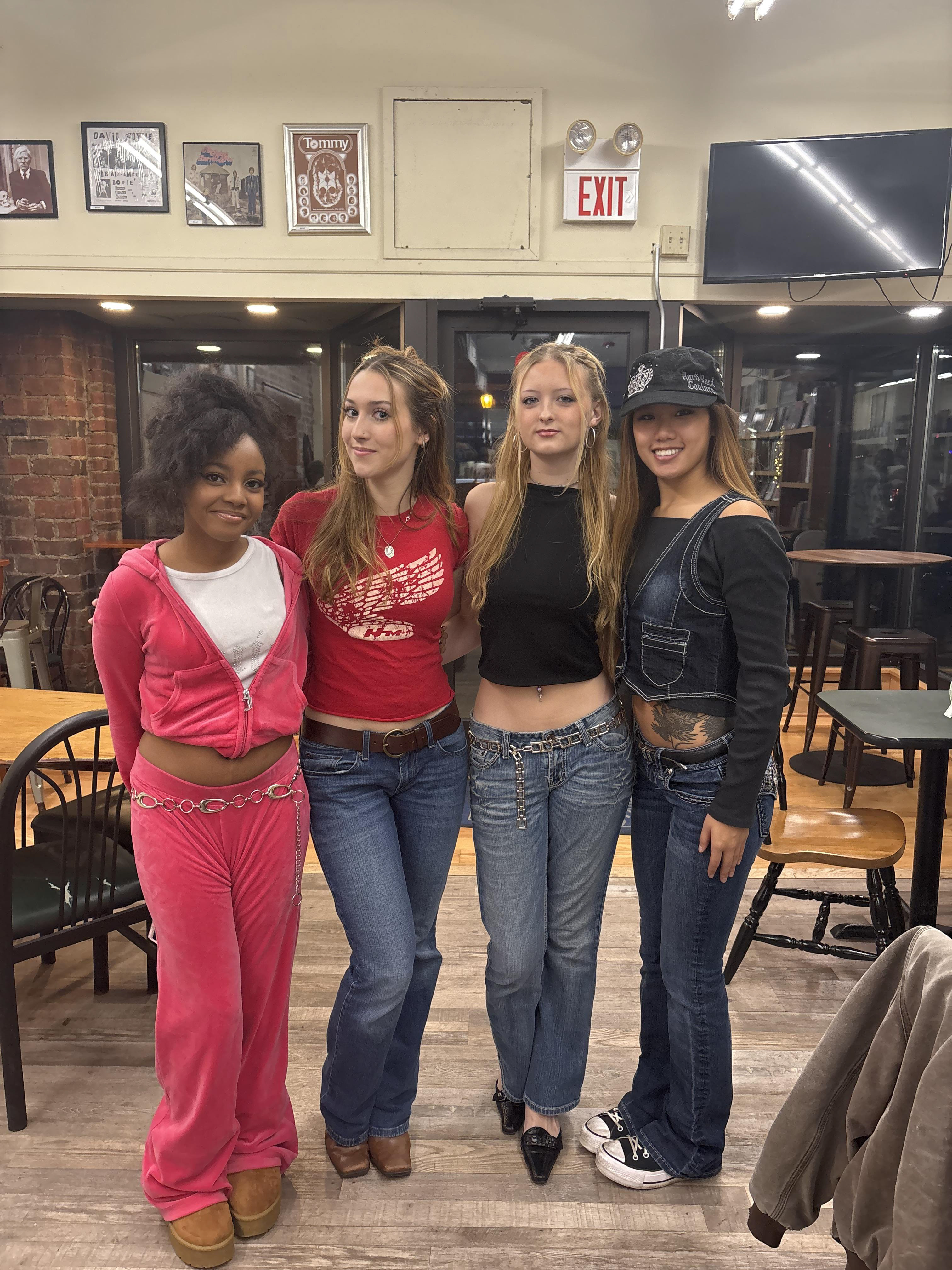 Models I styled for the decades AMAG shoot