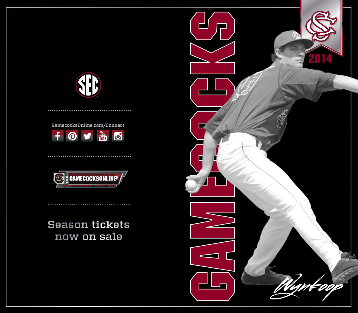 Black Barn University of South Carolina Baseball Schedule Cards