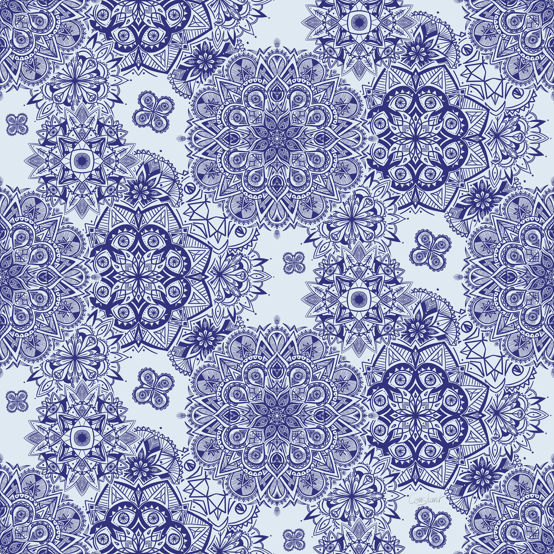 Mandalas Repeat Pattern