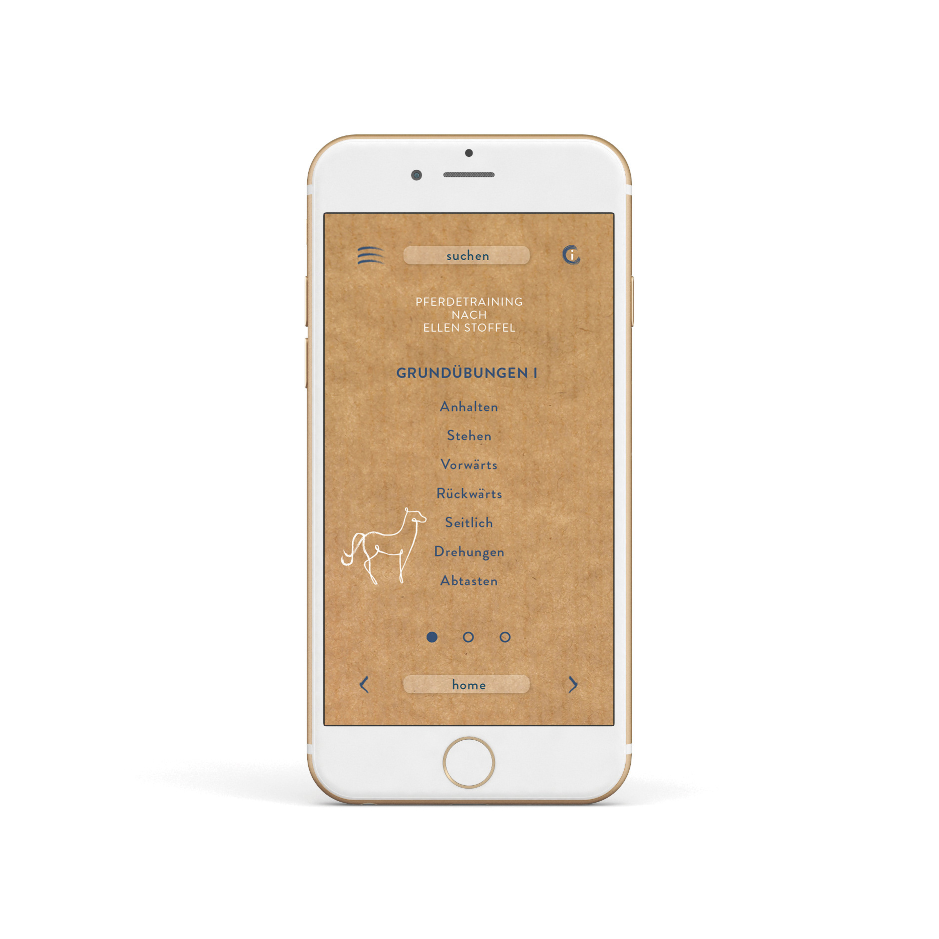 Trainings-App Übersicht