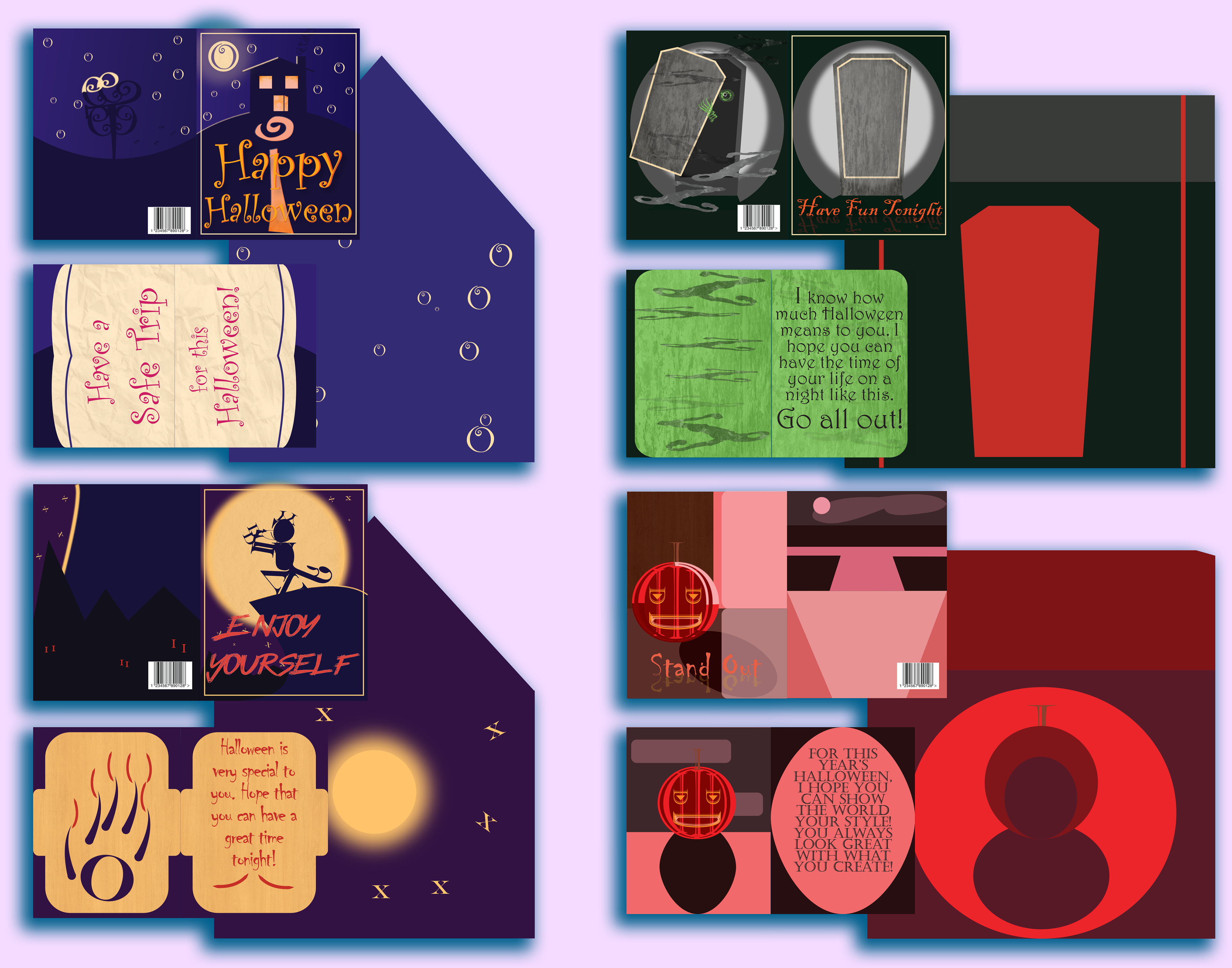 Halloween Greeting Cards Spread, Fall 2025