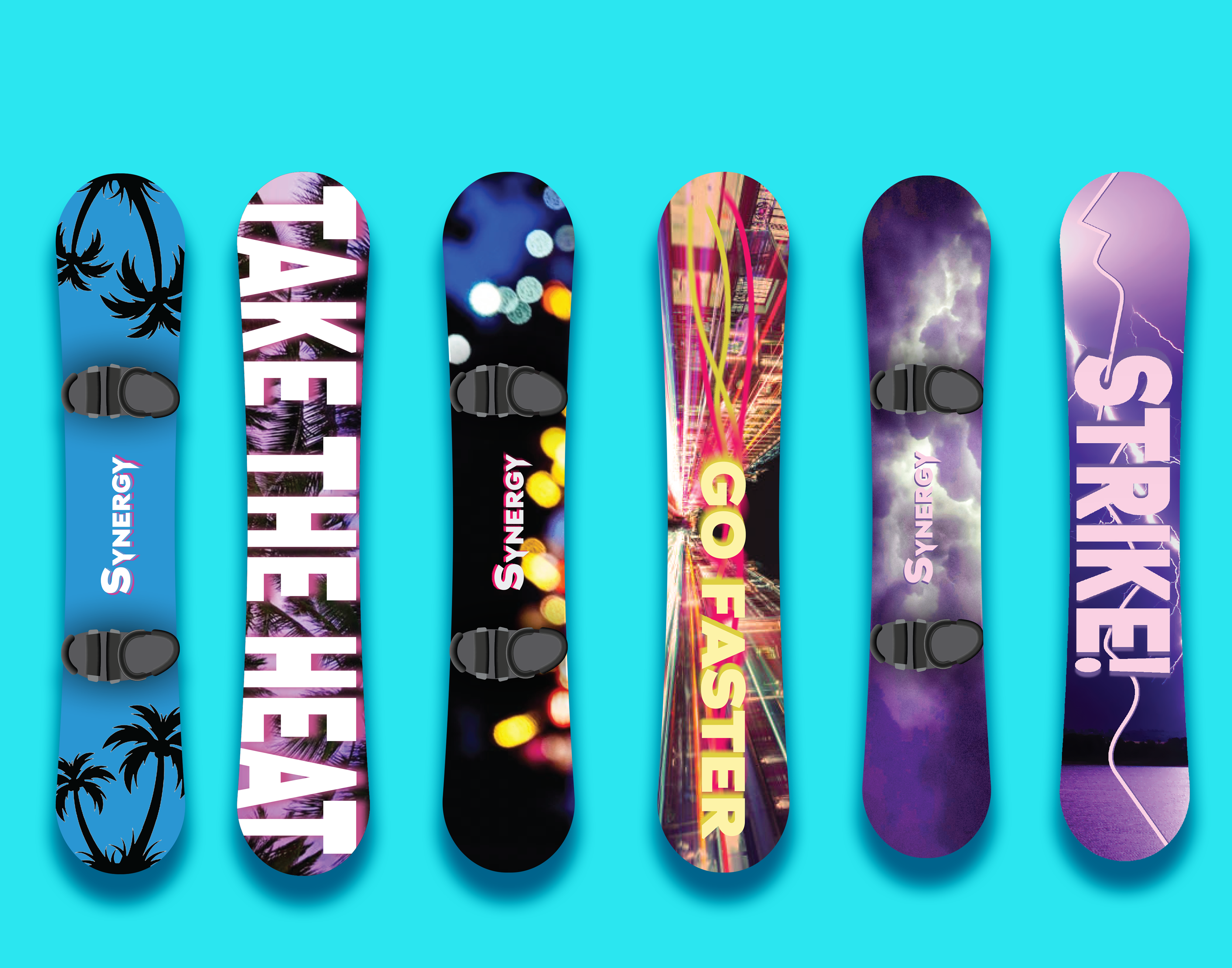 "Synergy" Snowboard Designs, Fall 2025