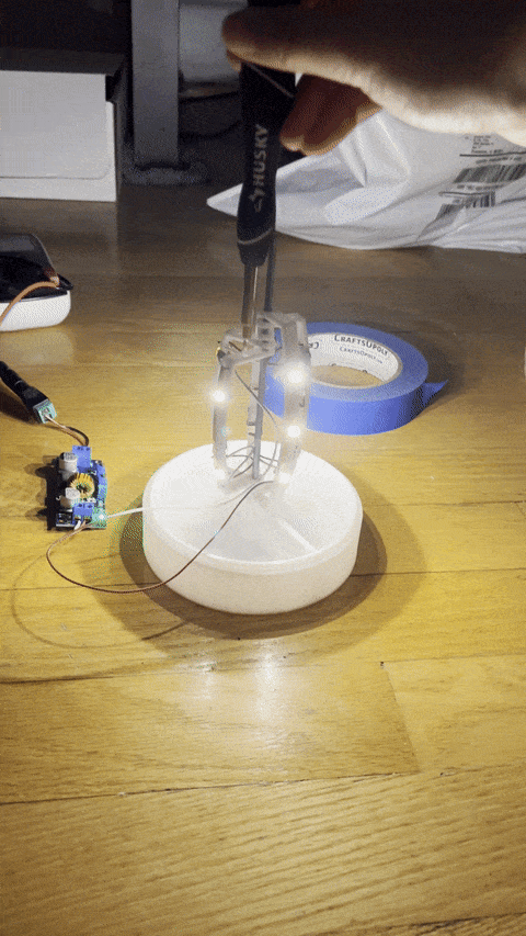 Demonstration of rotating mechanism