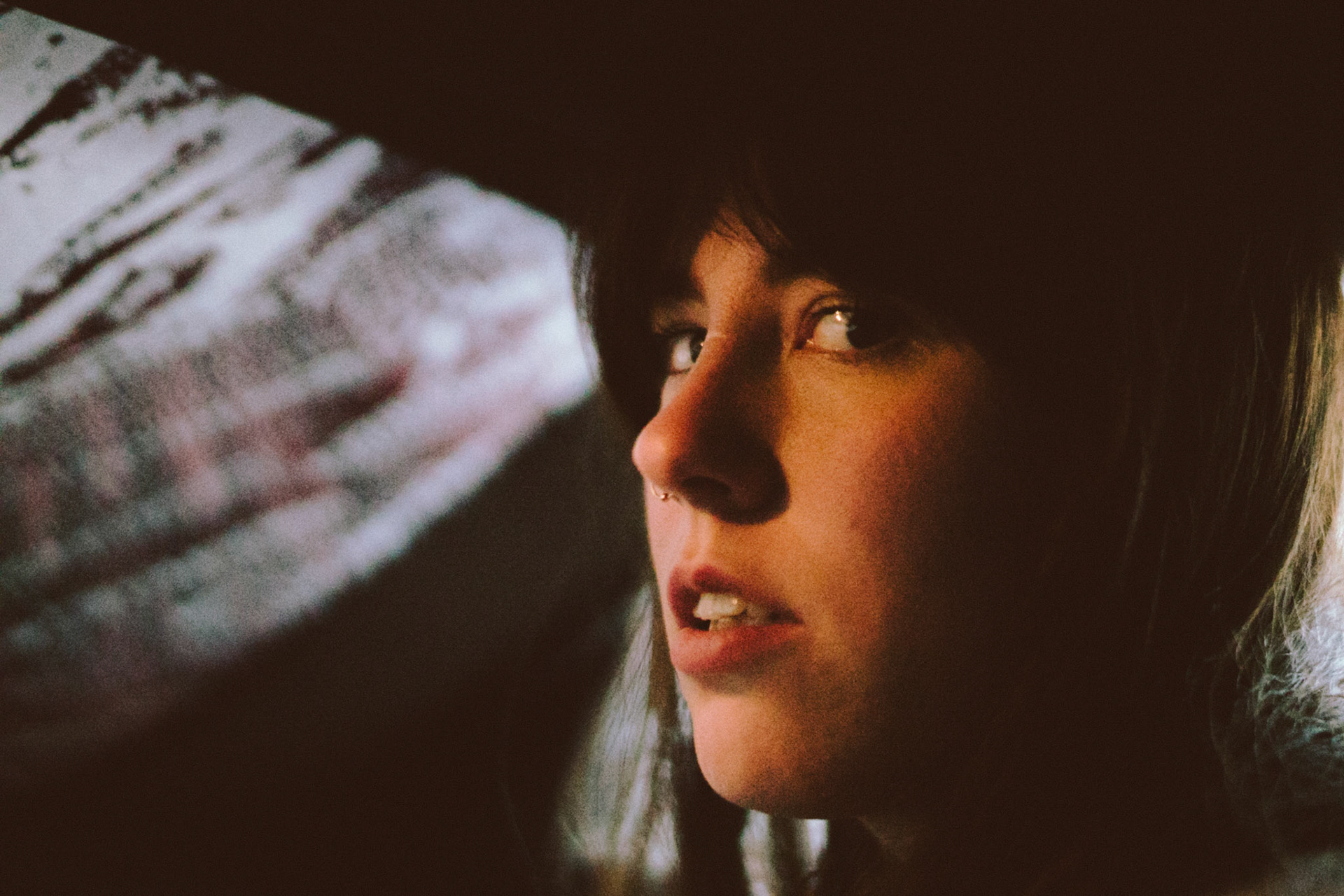2.2.20 Theresa, singer of Poster Child sitting shotgun during a car wash