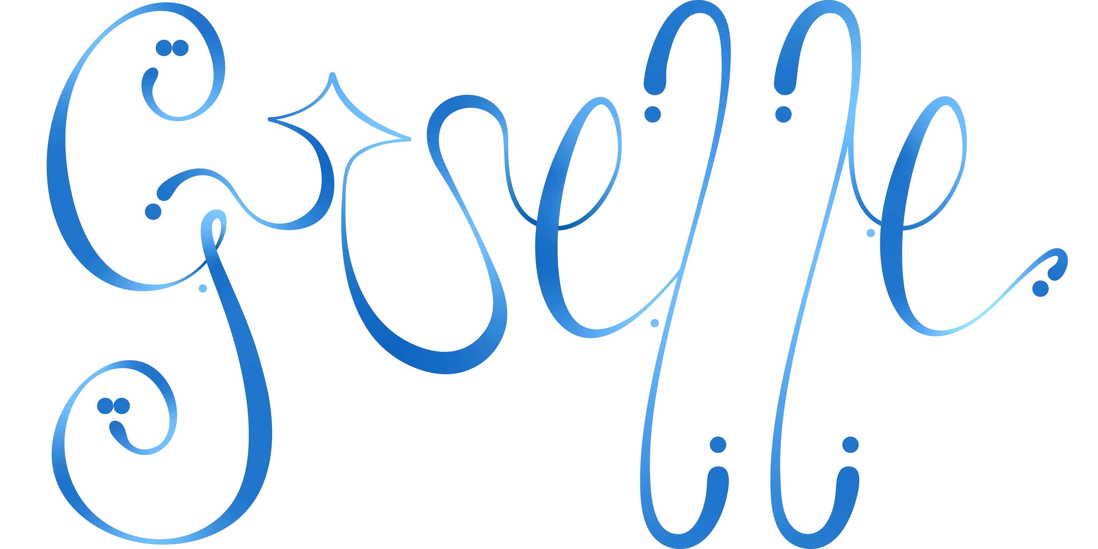 Website Logo, reading "Giselle" in a script font