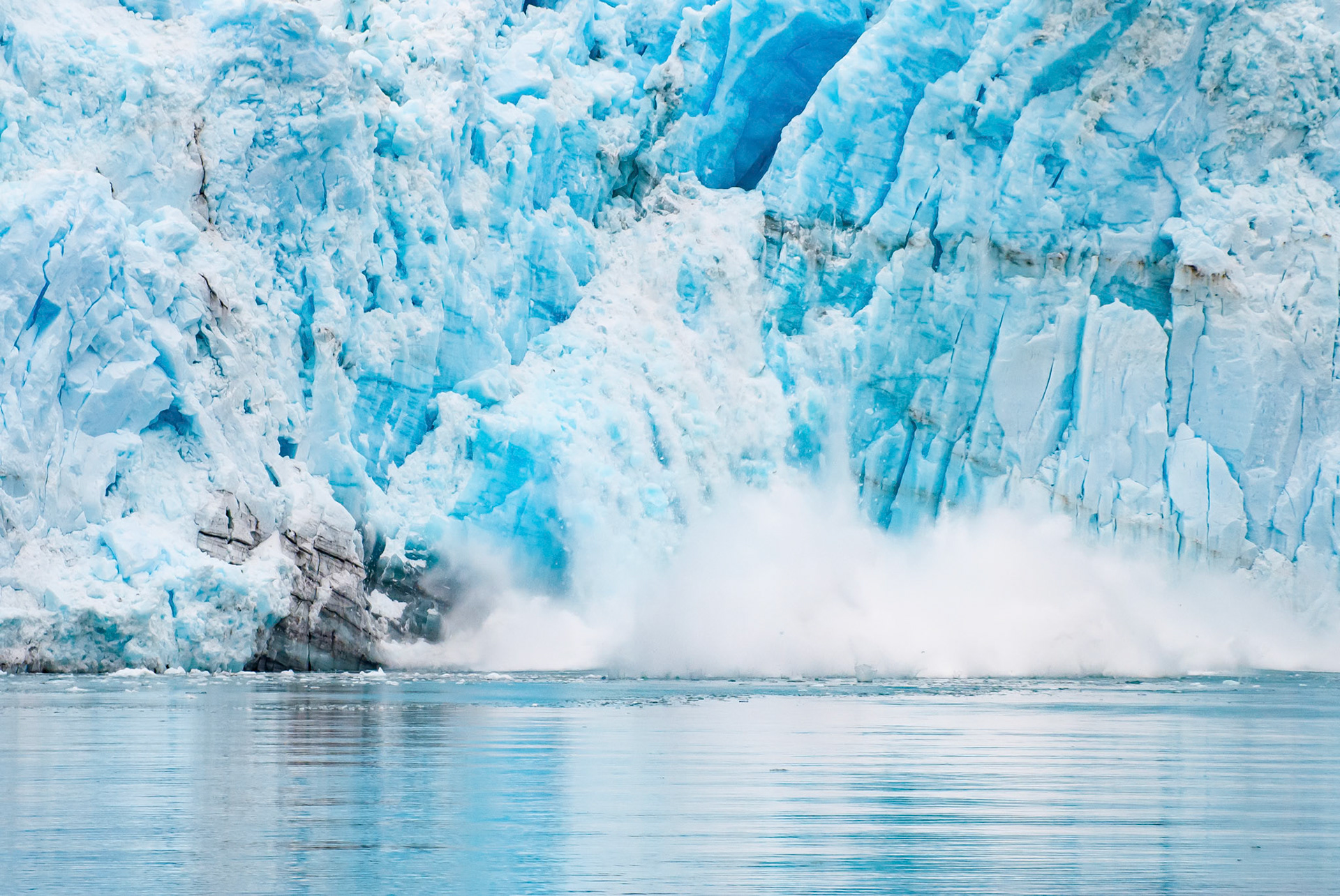 Surprise Glacier calving