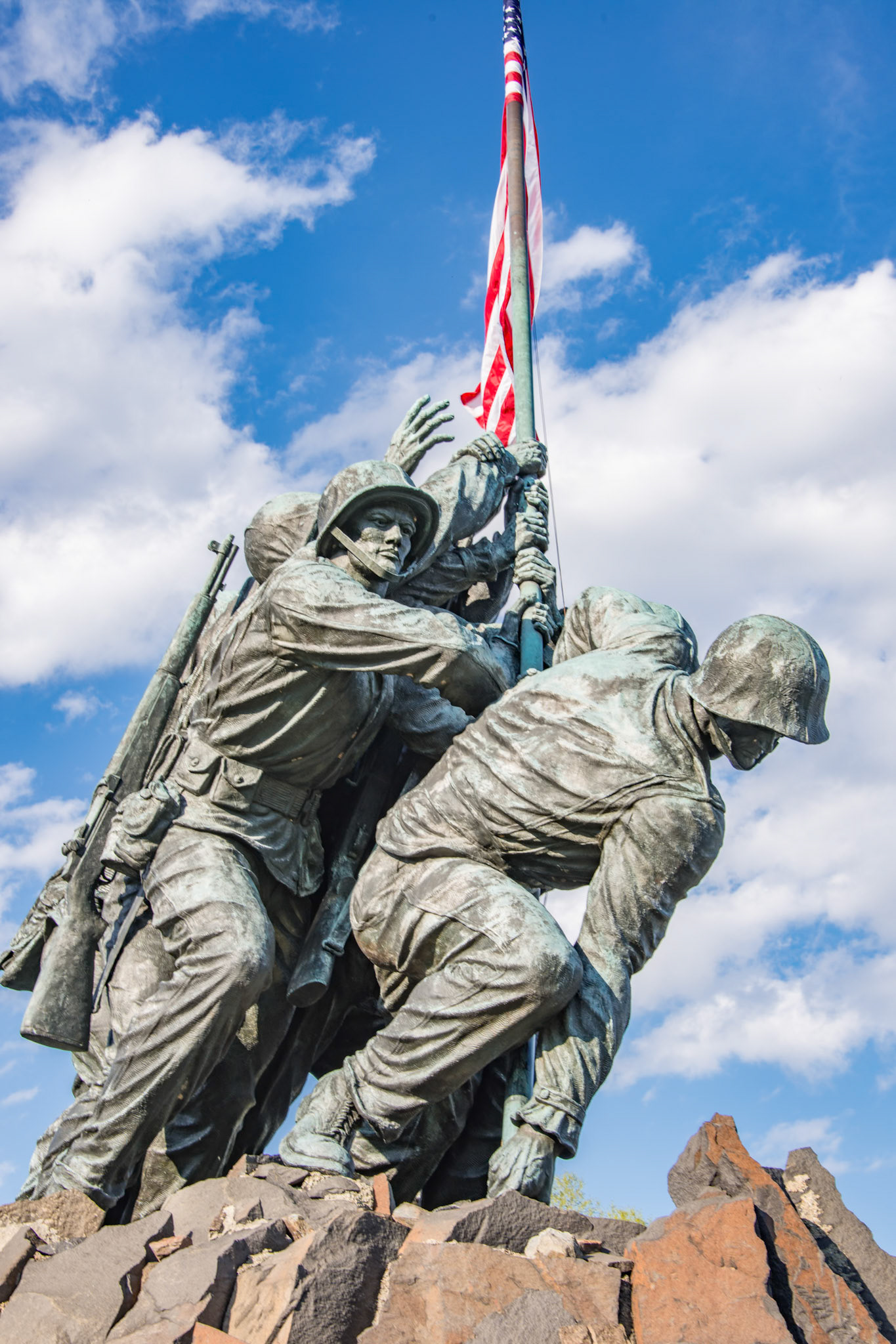 Iwo Jima from the front