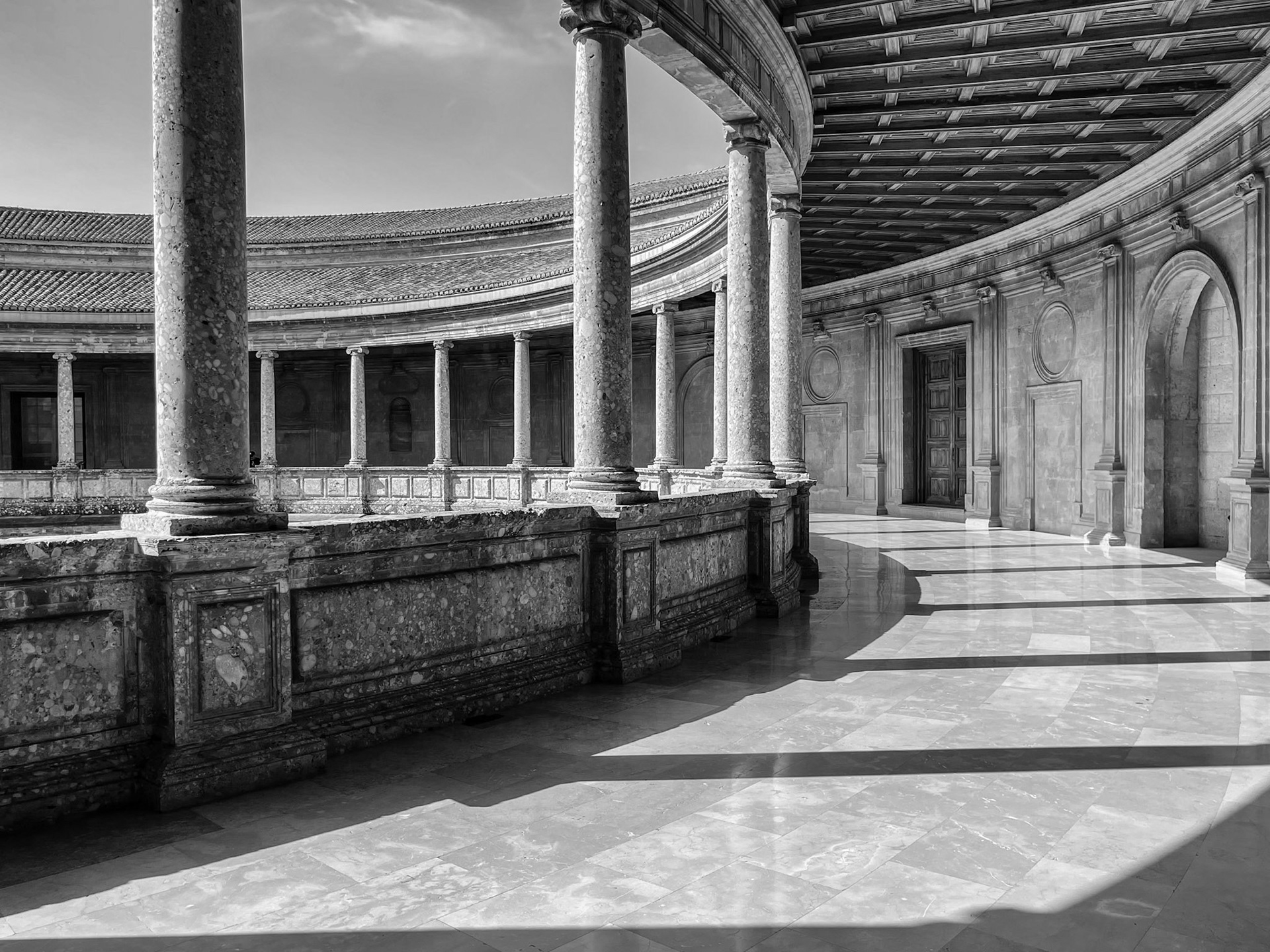 Place of Charles V at Alhambra