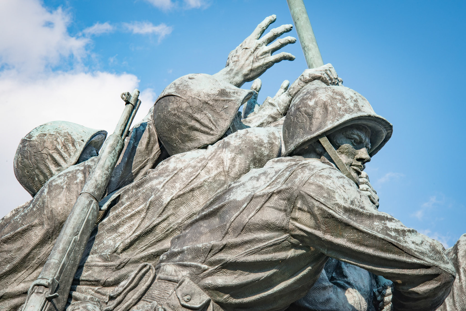Iwo Jima face and hands