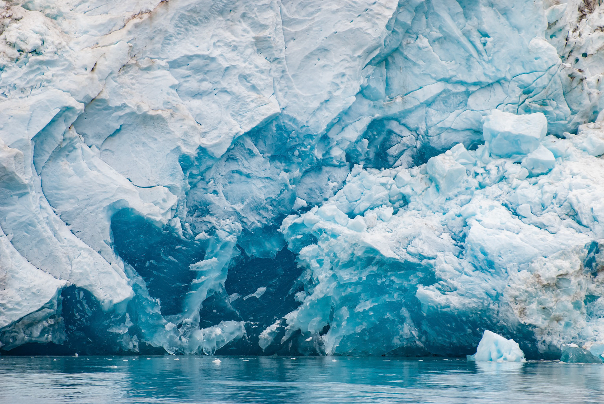 Blue Ice of Surprise Glacier