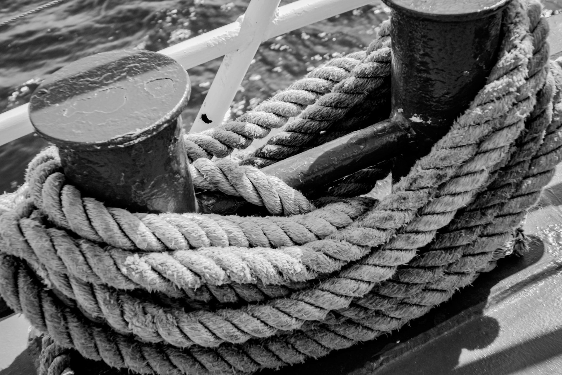 These were the blue ties on the boat. something about the color and the composition drew me in.