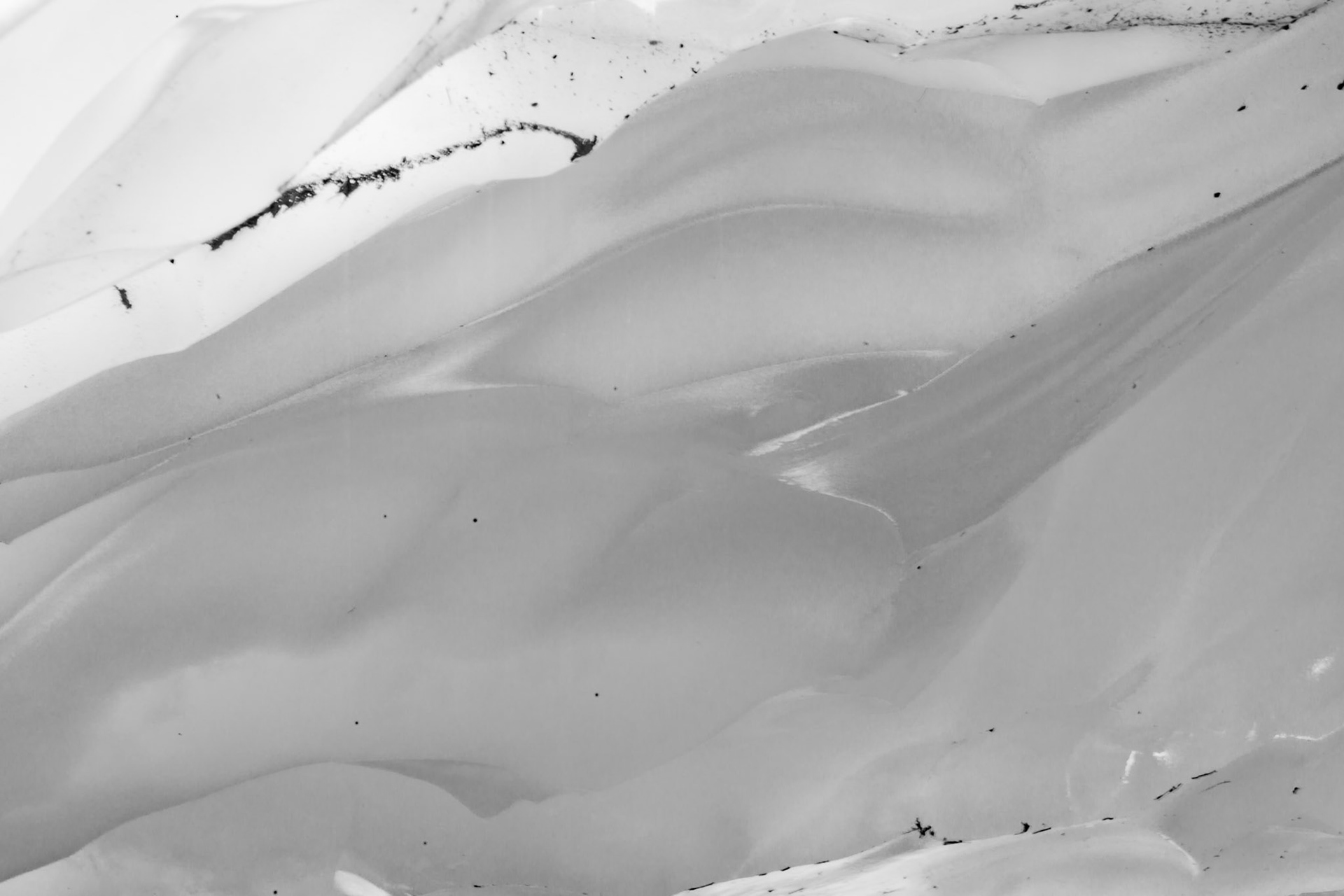 Colorful Blues of Glacial Ice