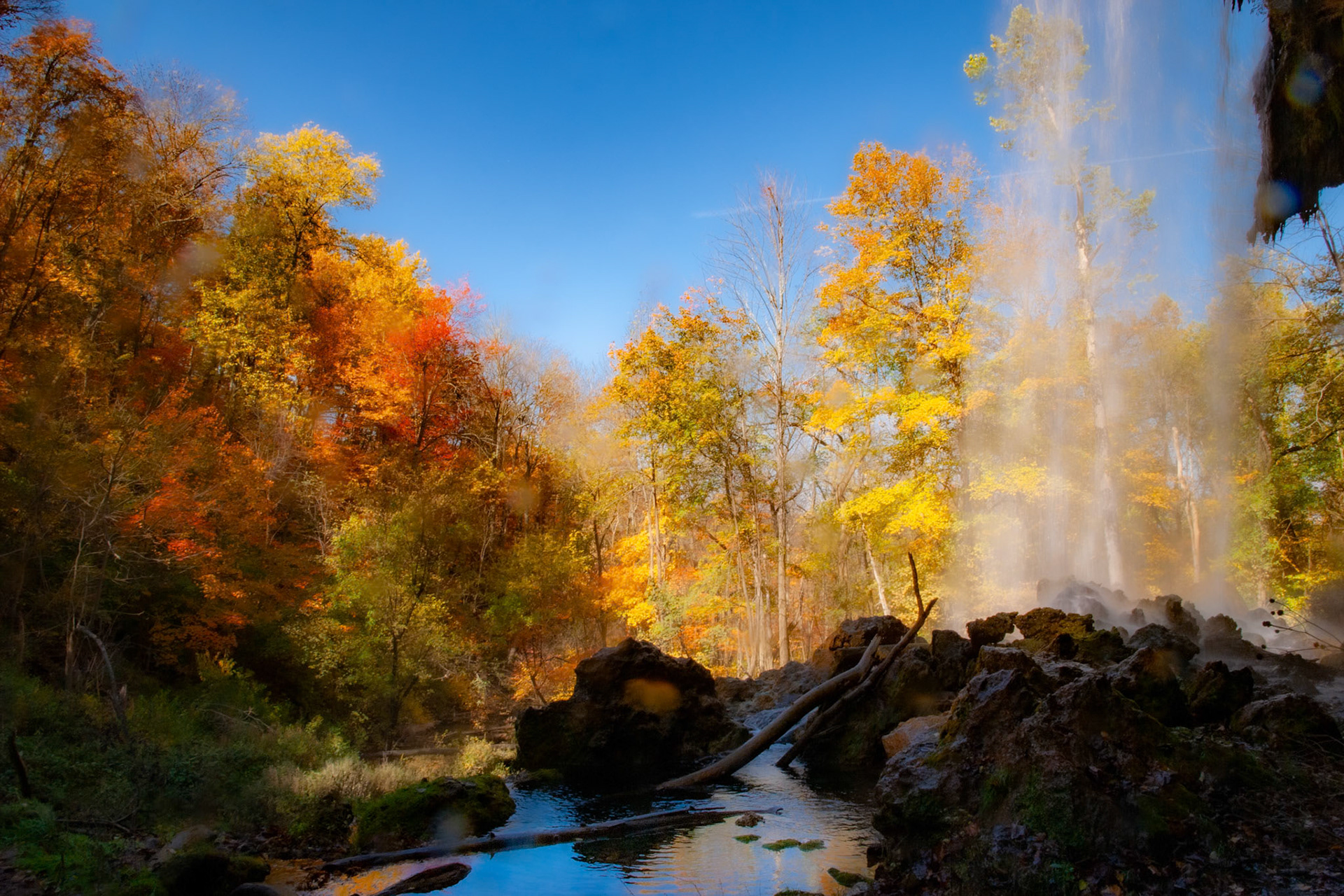 Falling Spring Falls in Autumn