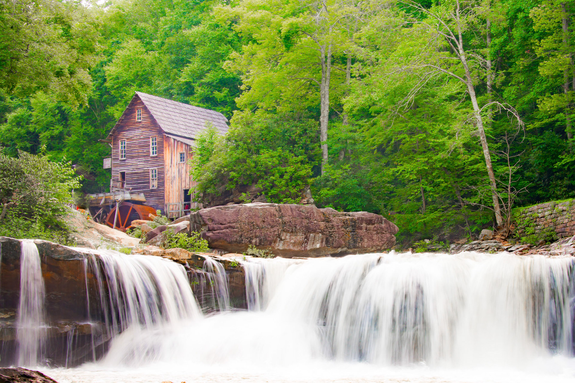 Falls and Mill at Babcock State Park