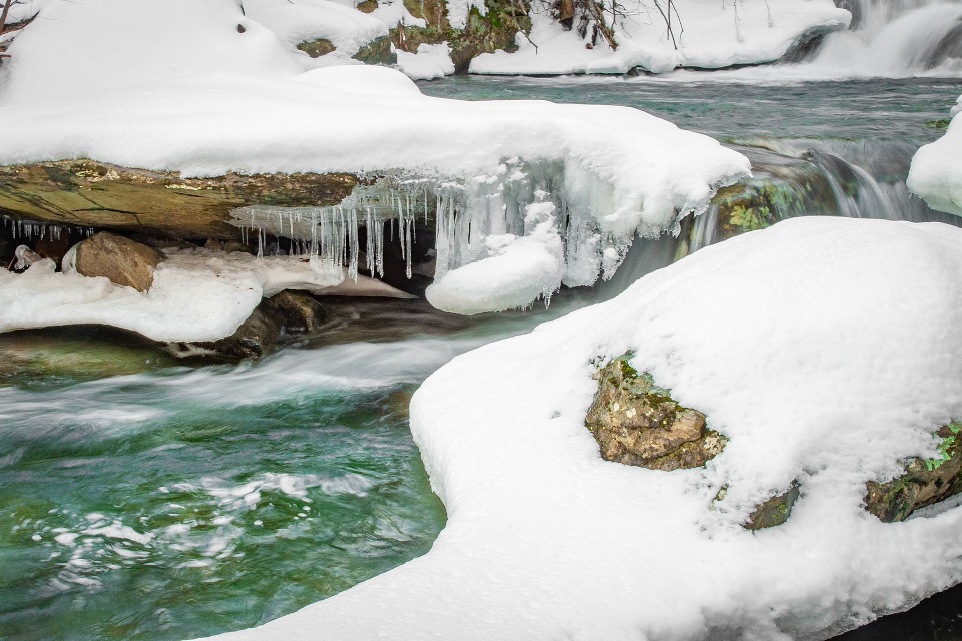 White Oak Canyon Snow