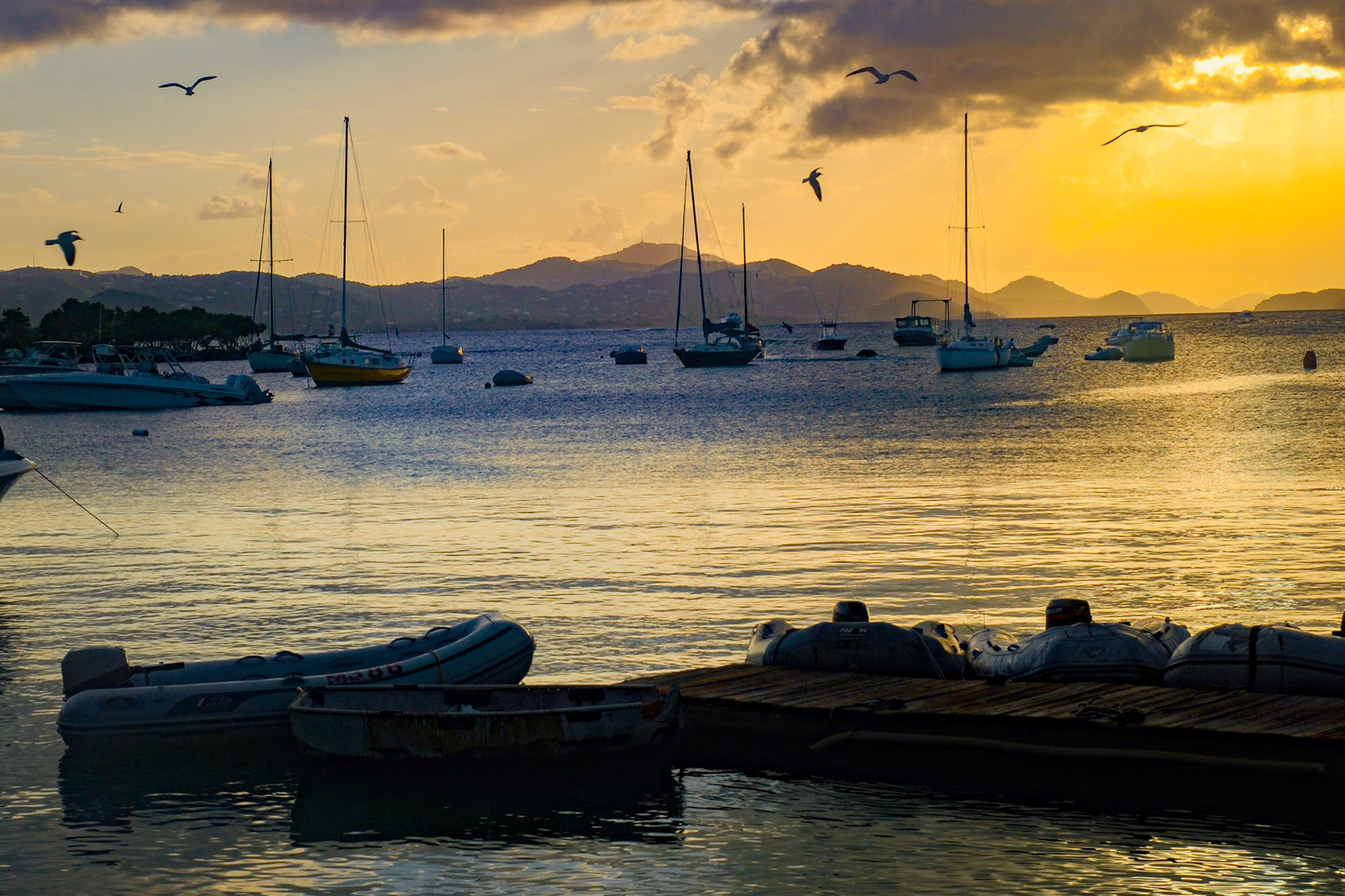 Sunset at St. John Island