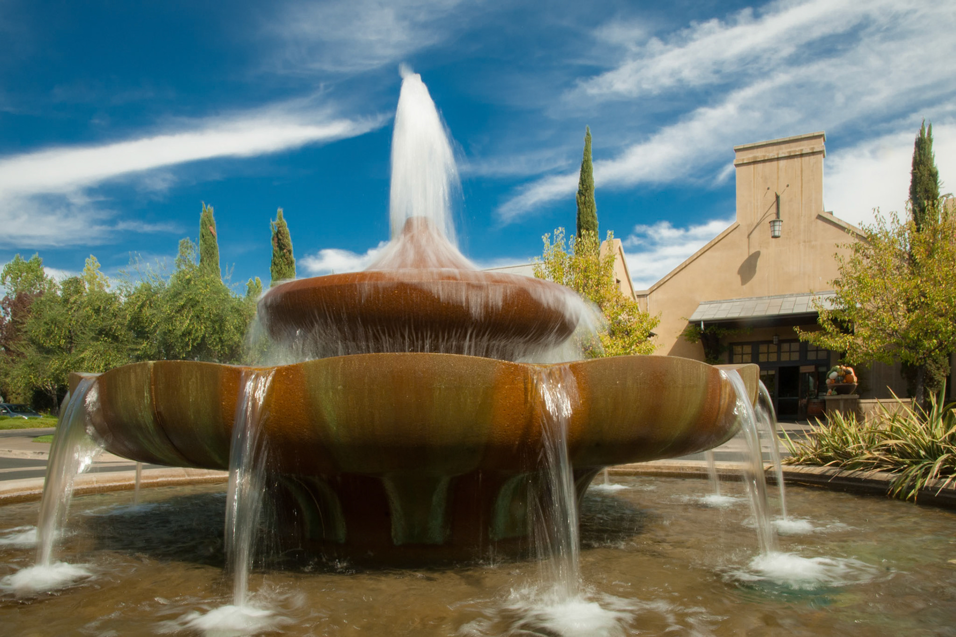 Water Fountain at Franciscan Winery