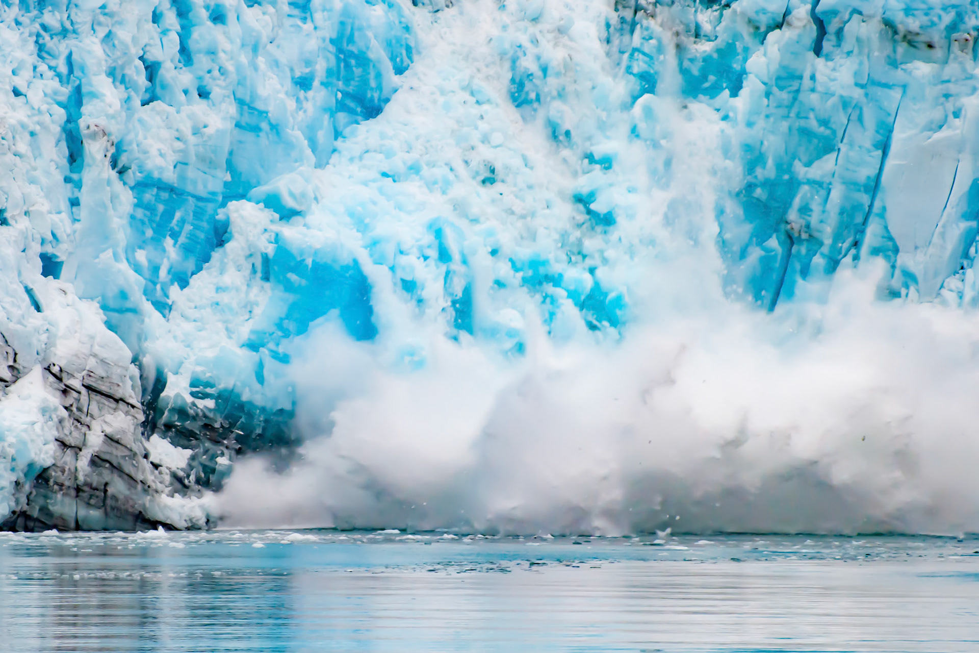 Surprise Glacier calving