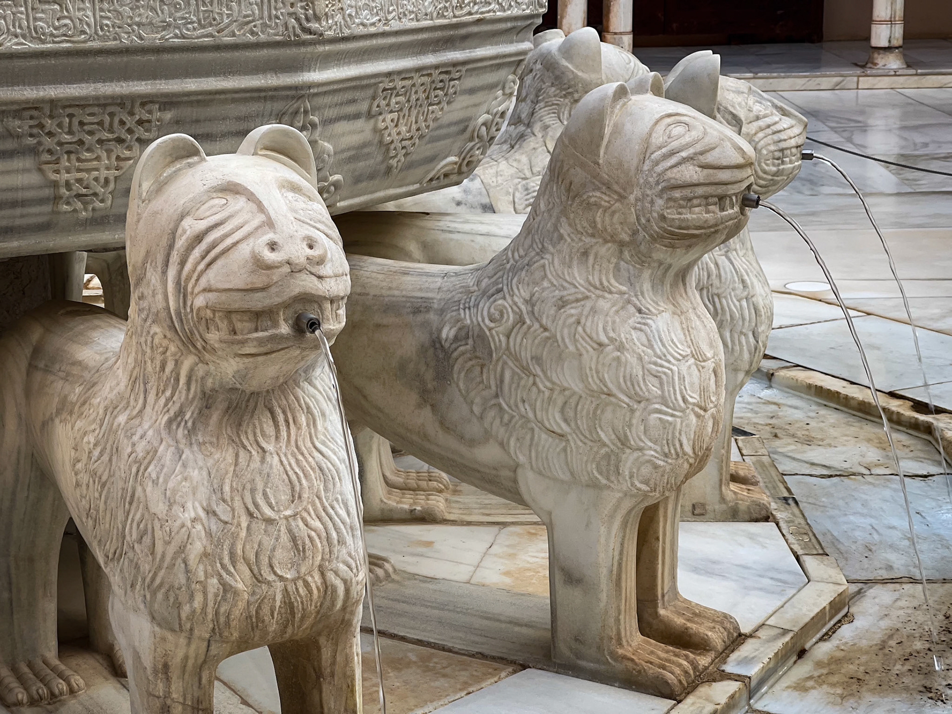 Lion Fountain in the Court of Lions