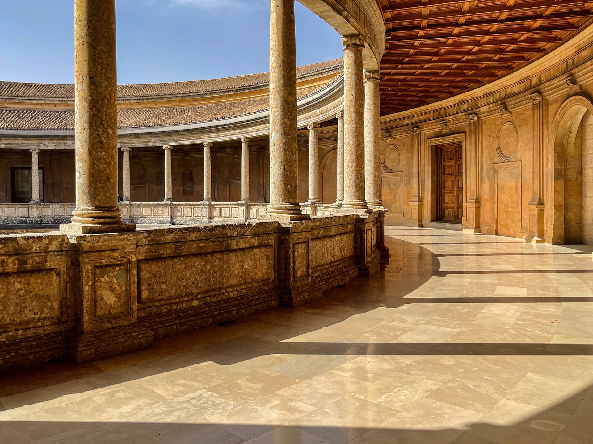 Place of Charles V at Alhambra