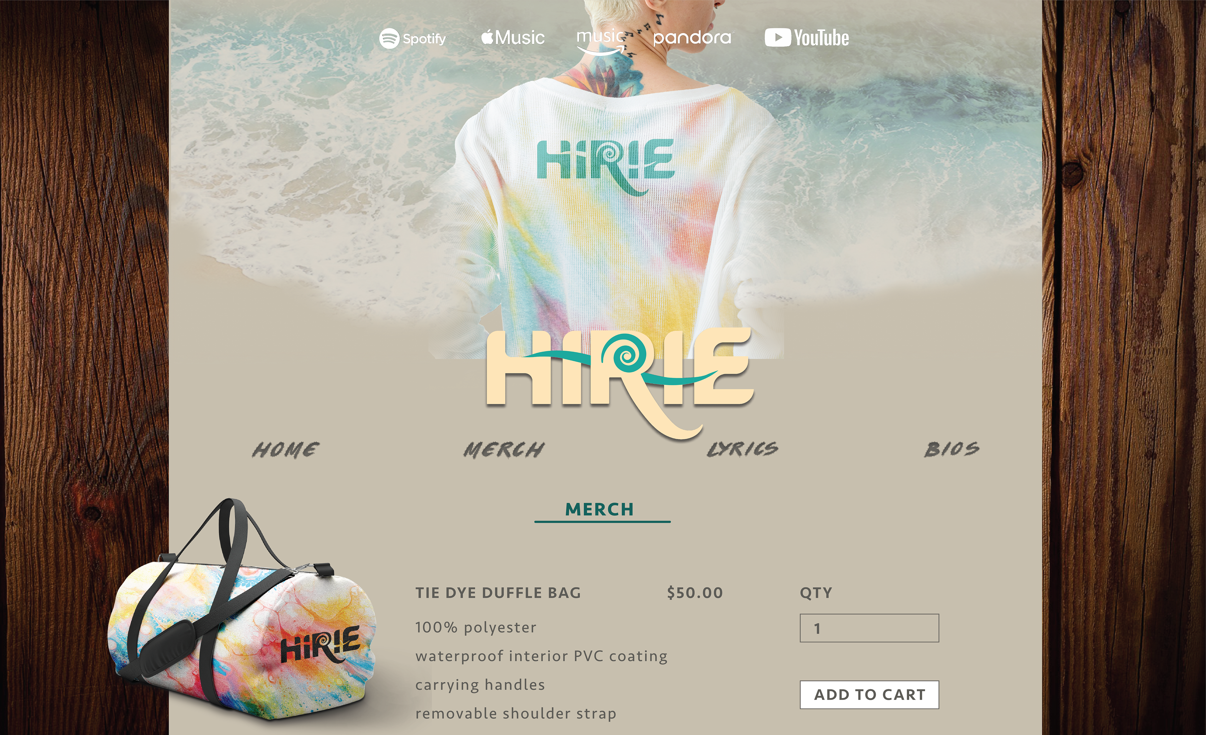 Merch Page
