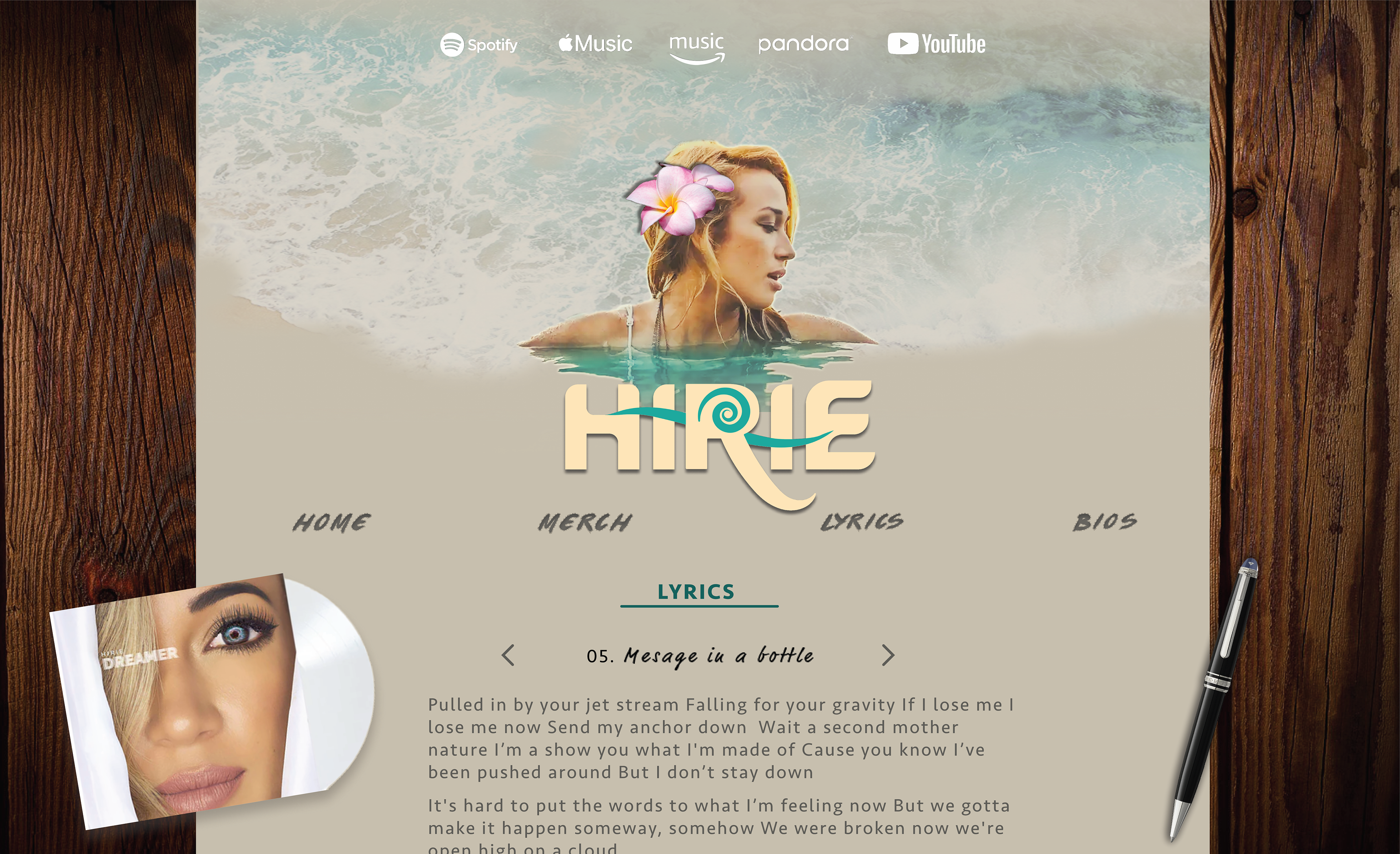 Lyrics Page