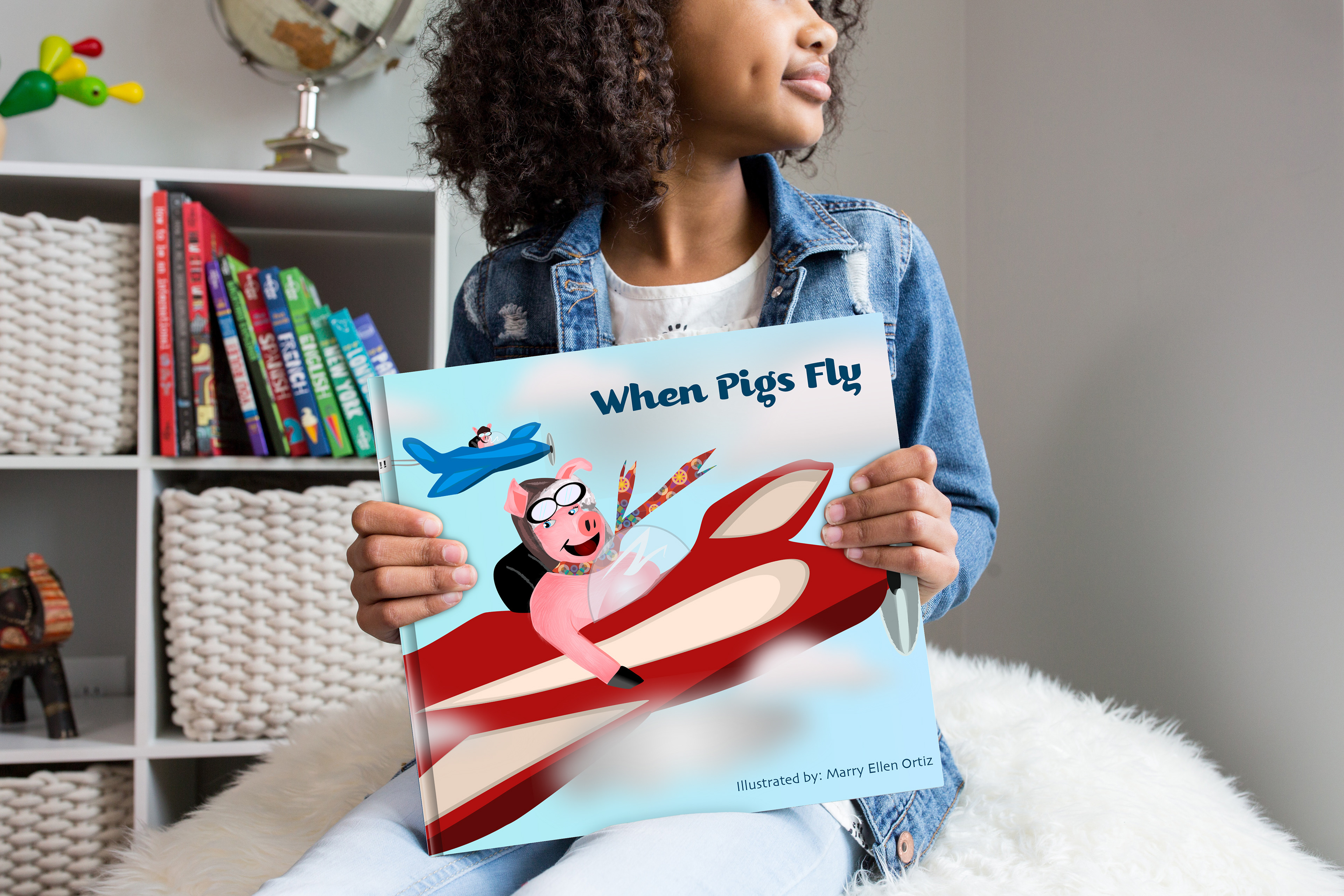 Children's Book Cover - When Pigs Fly