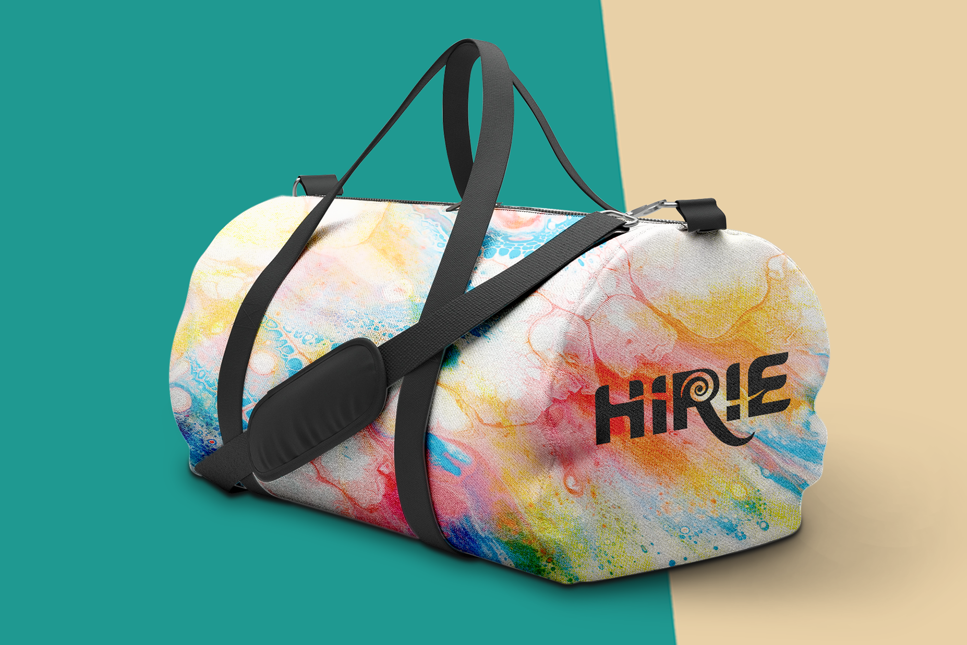 Tie Dye Banded Gym Bag