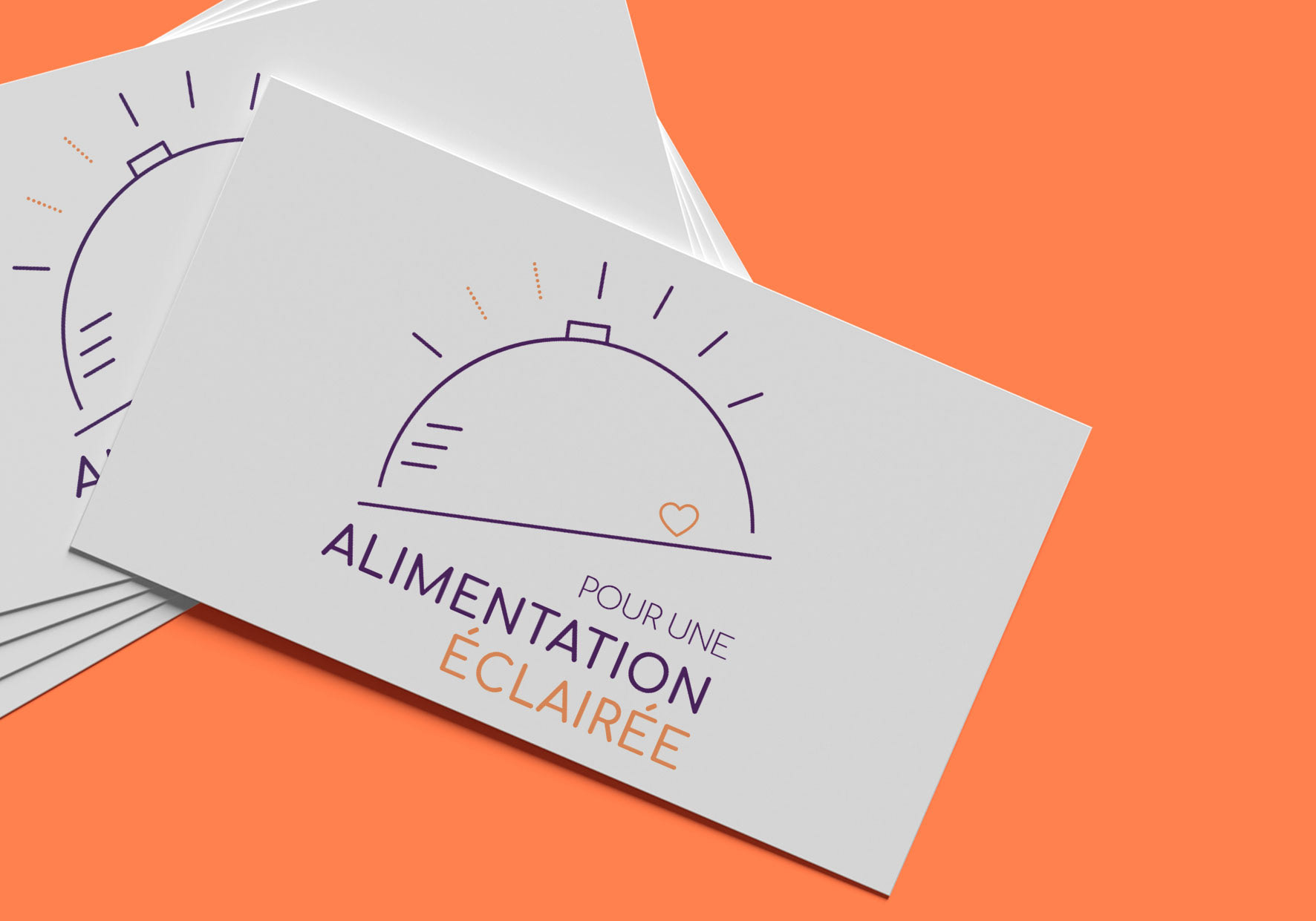 création identité visuelle _ Pour une alimentation éclairée _diététicienne