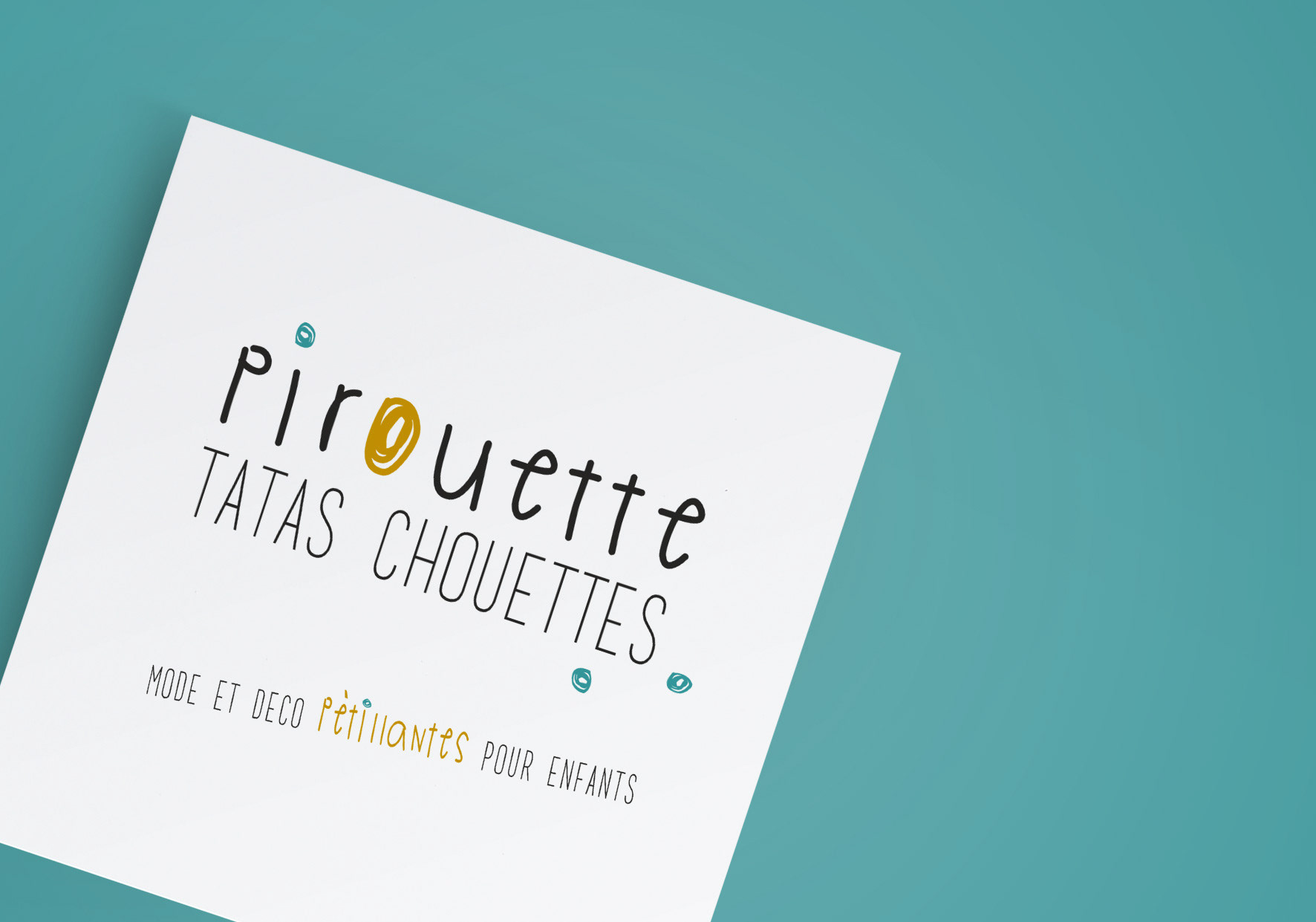 création identité visuelle _ Pirouette Tatas Chouettes _ collectif de créatrices Enfant