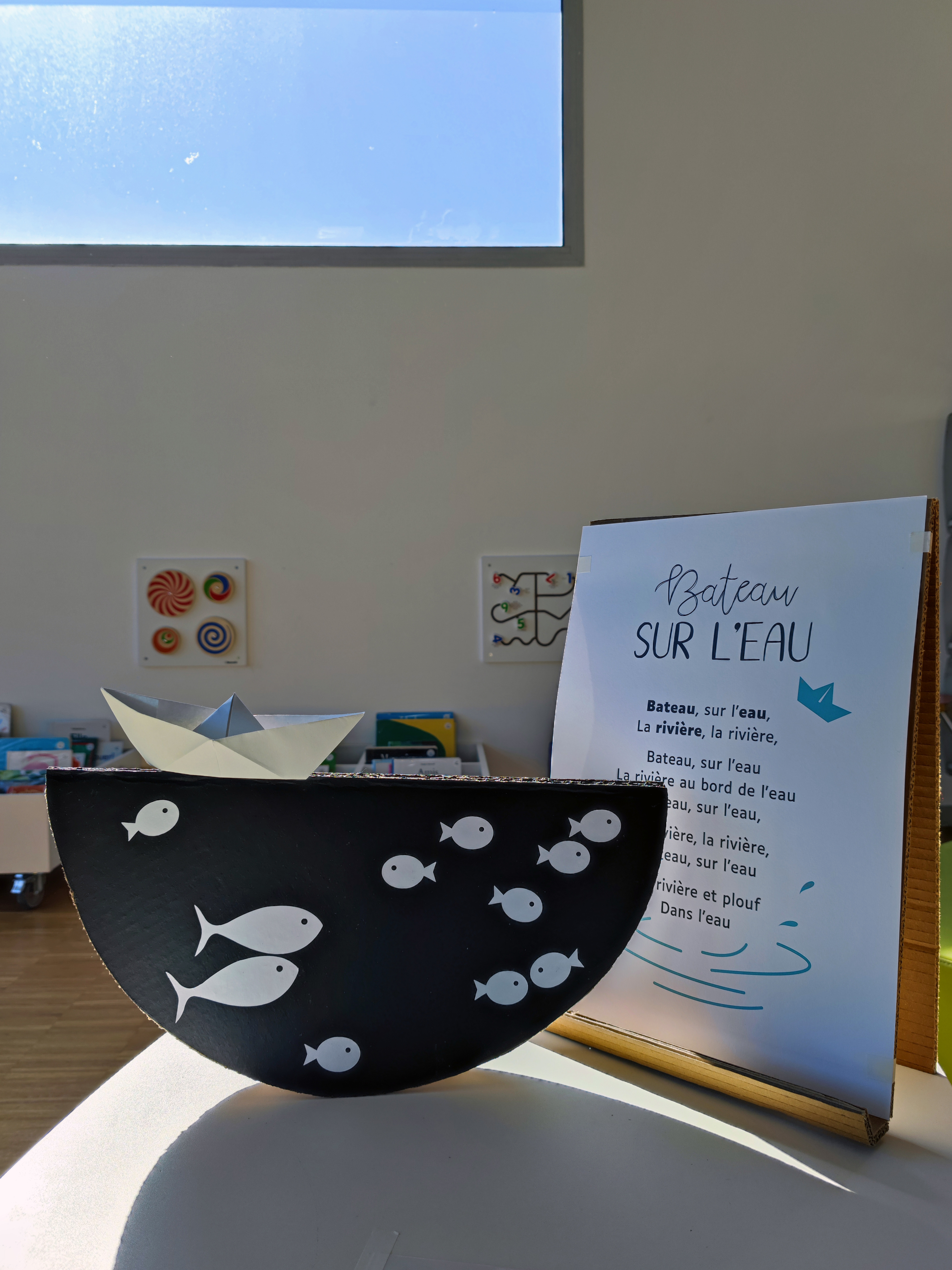 Exposition expérience sensorielle pour les 0-3 ans Et... Plouf !