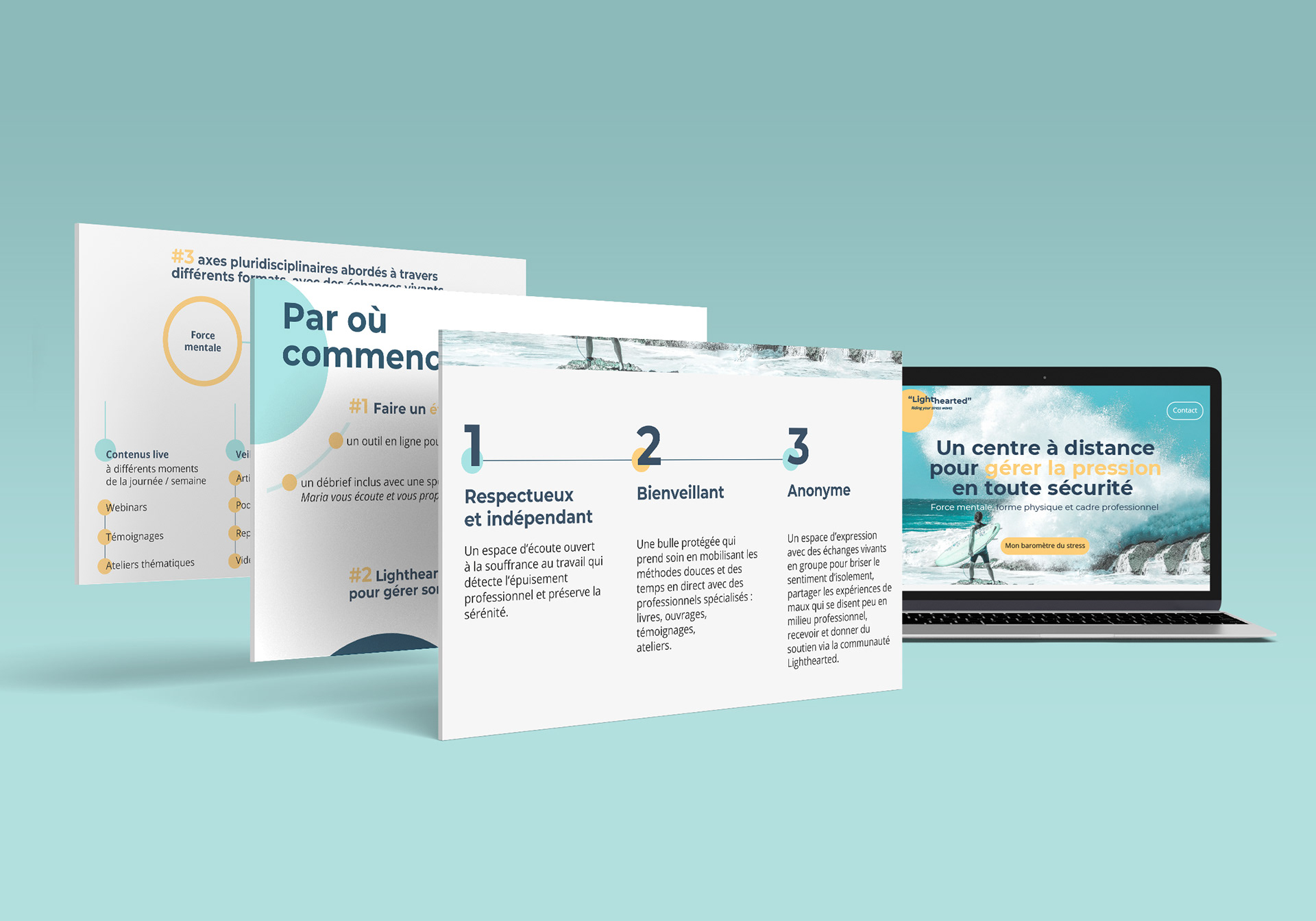 Création landing page • LightHearted