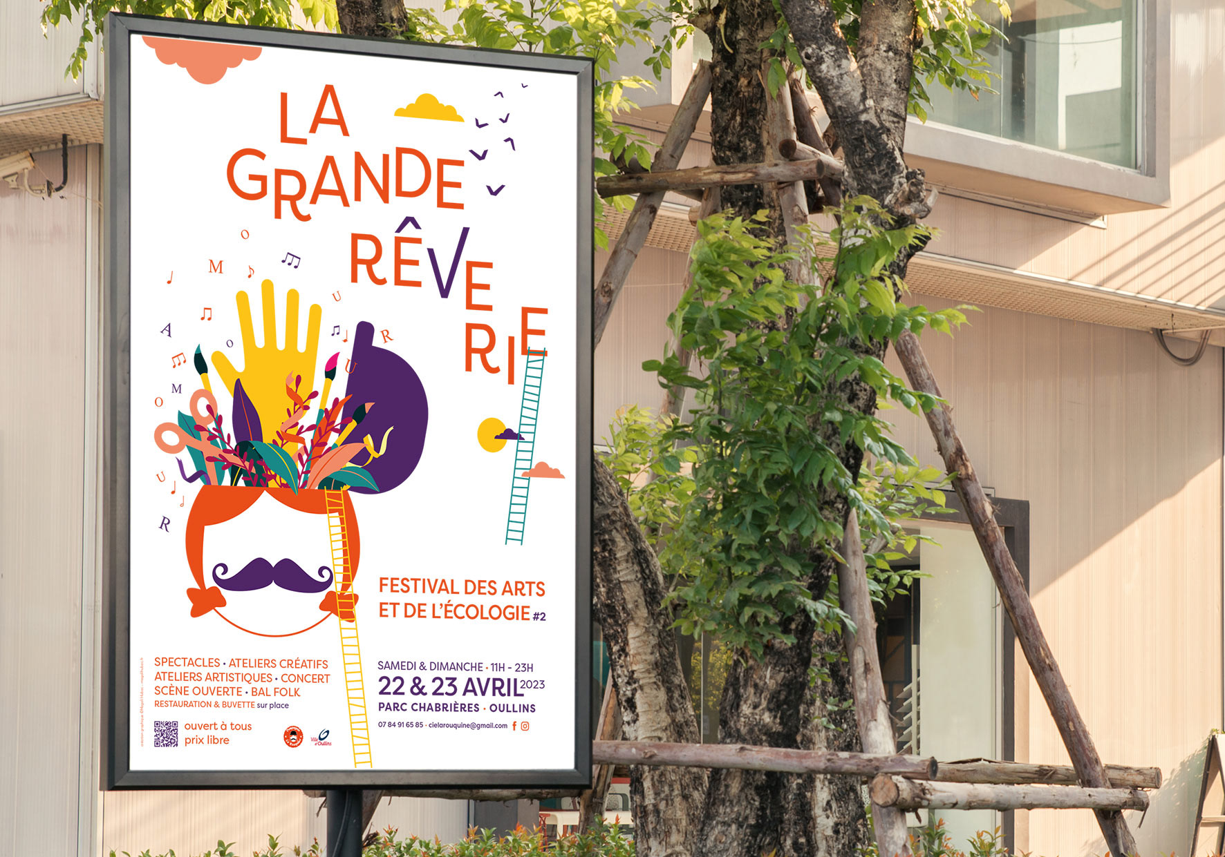 création print affiche _ Festival La grande rêverie