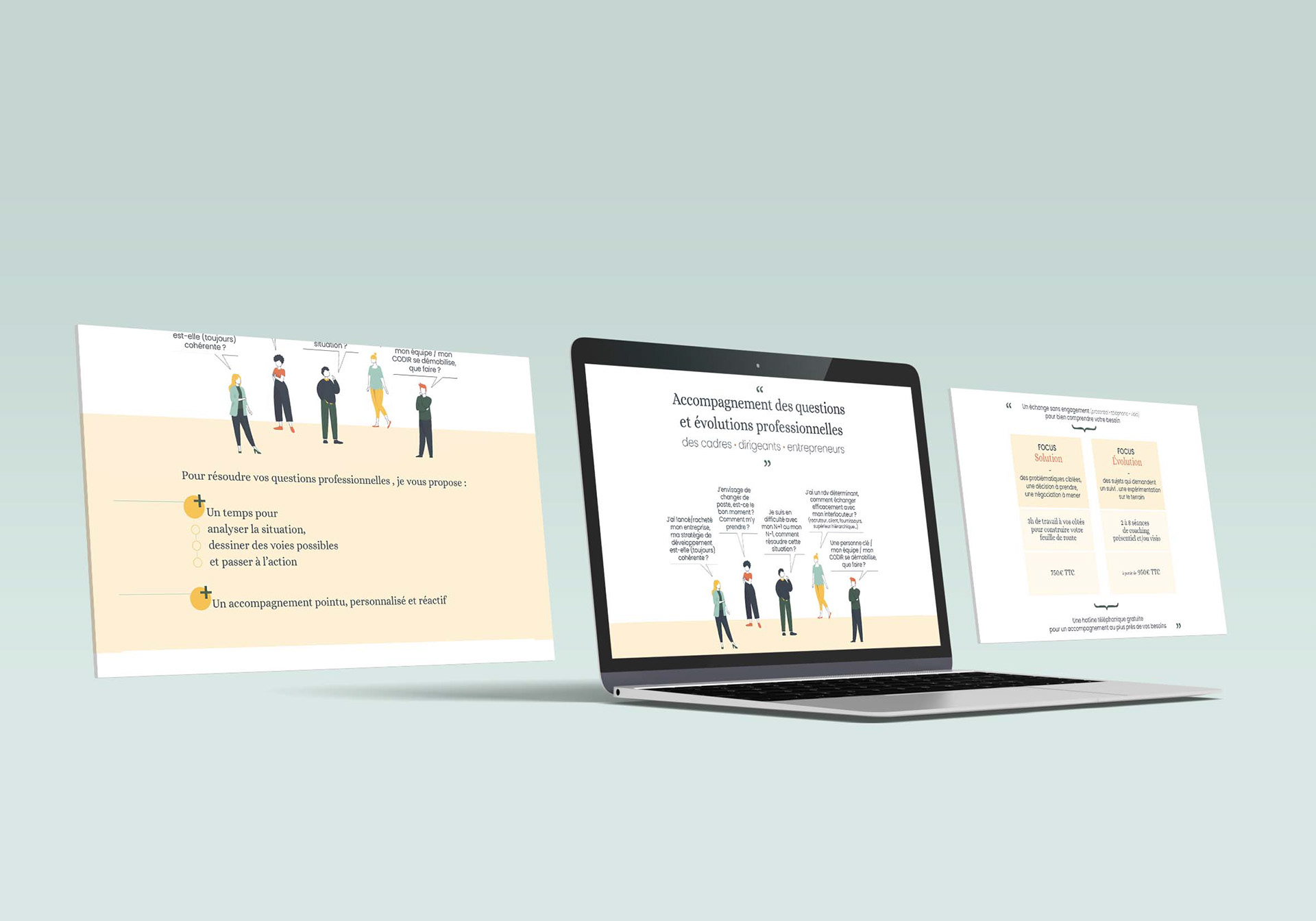 Création landing page • Fabienne Preuss