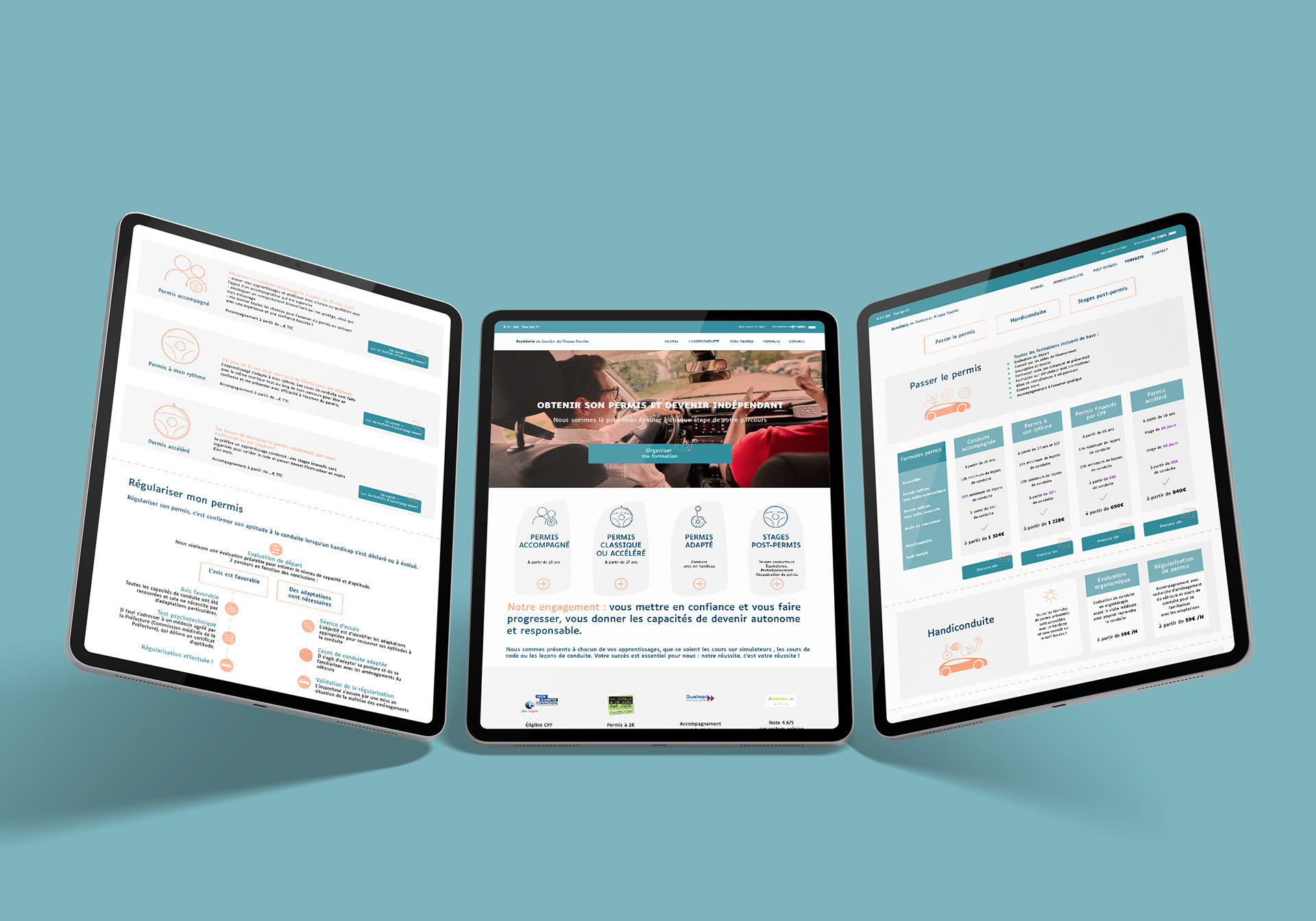 Création design site internet • AGRR