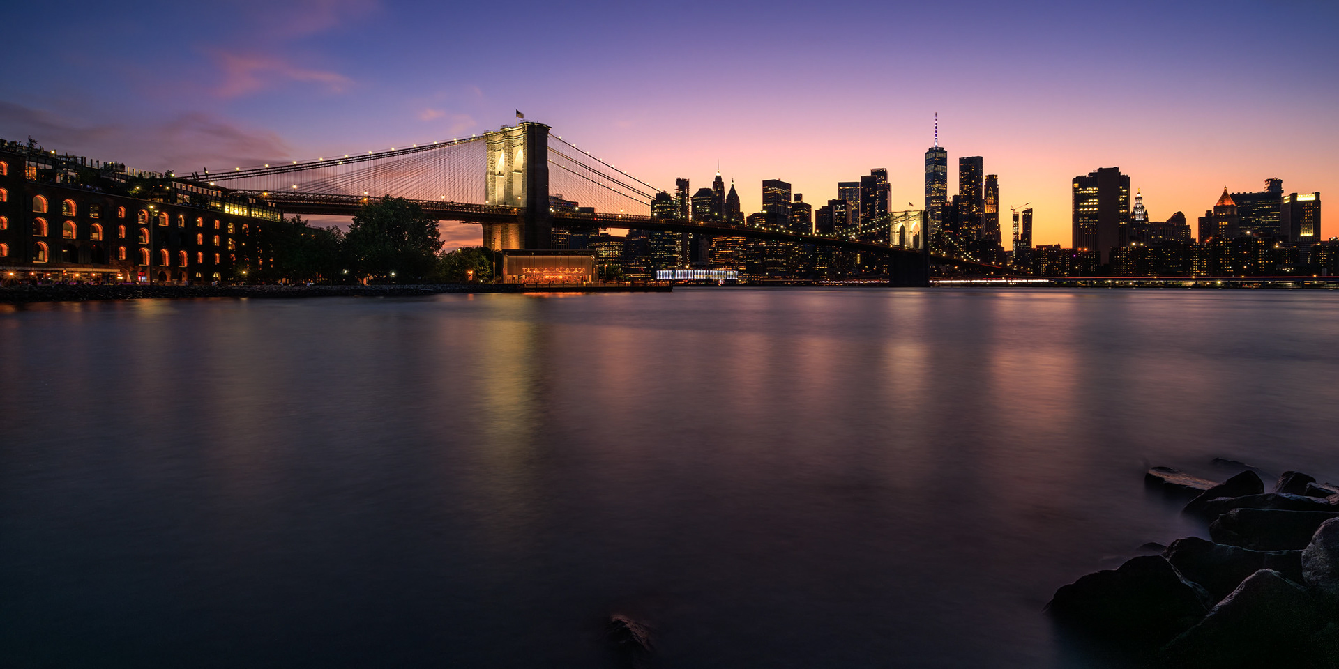Sunset over Manhattan