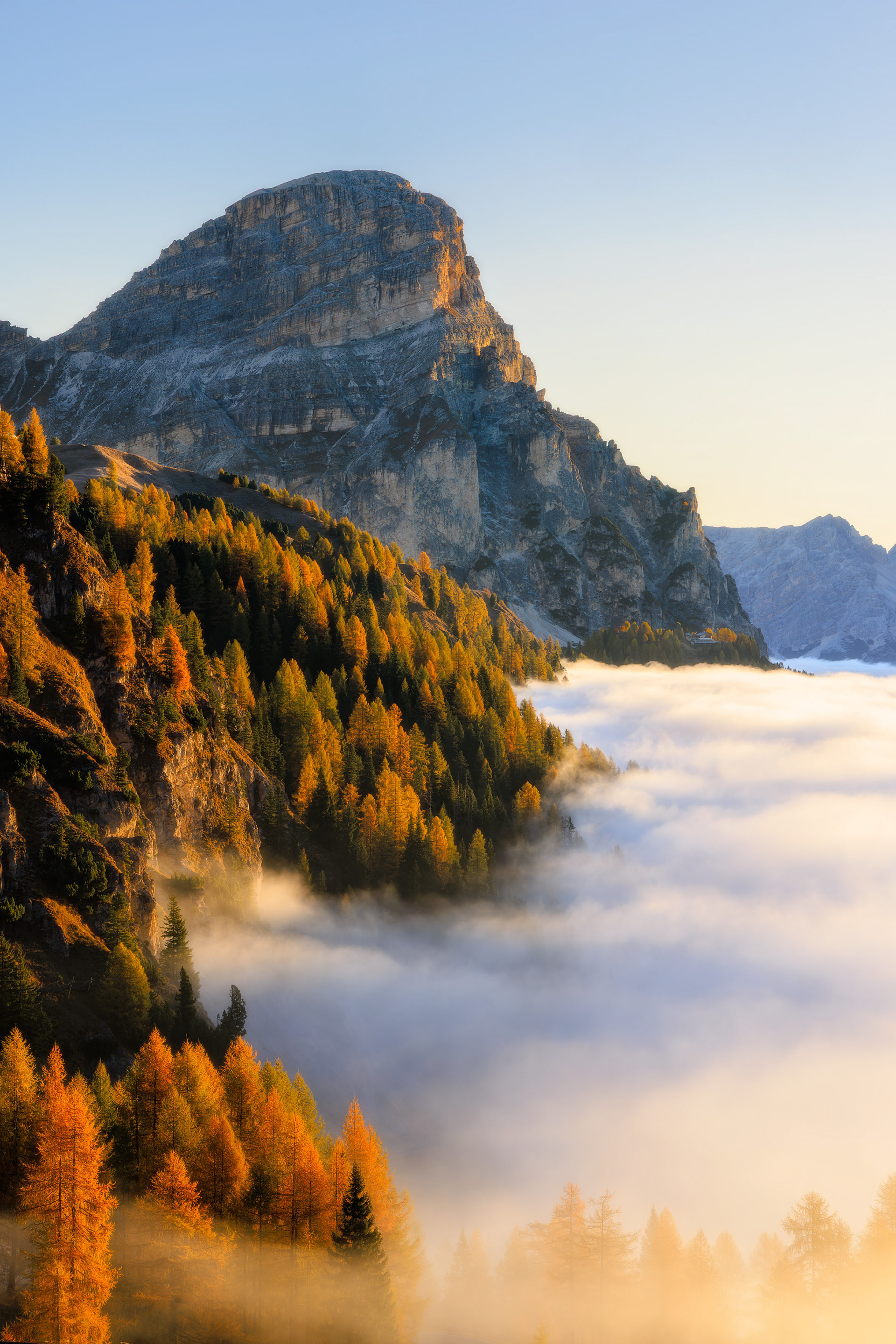 Passo Gardena, Dolomites, Italy